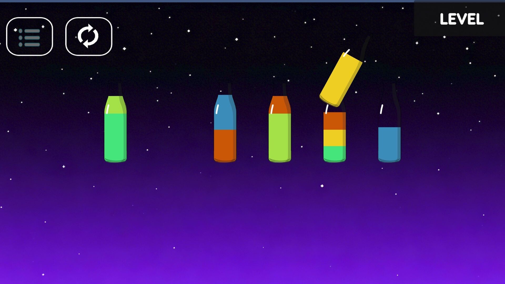 在繁星點點的背景下進行顏色分類