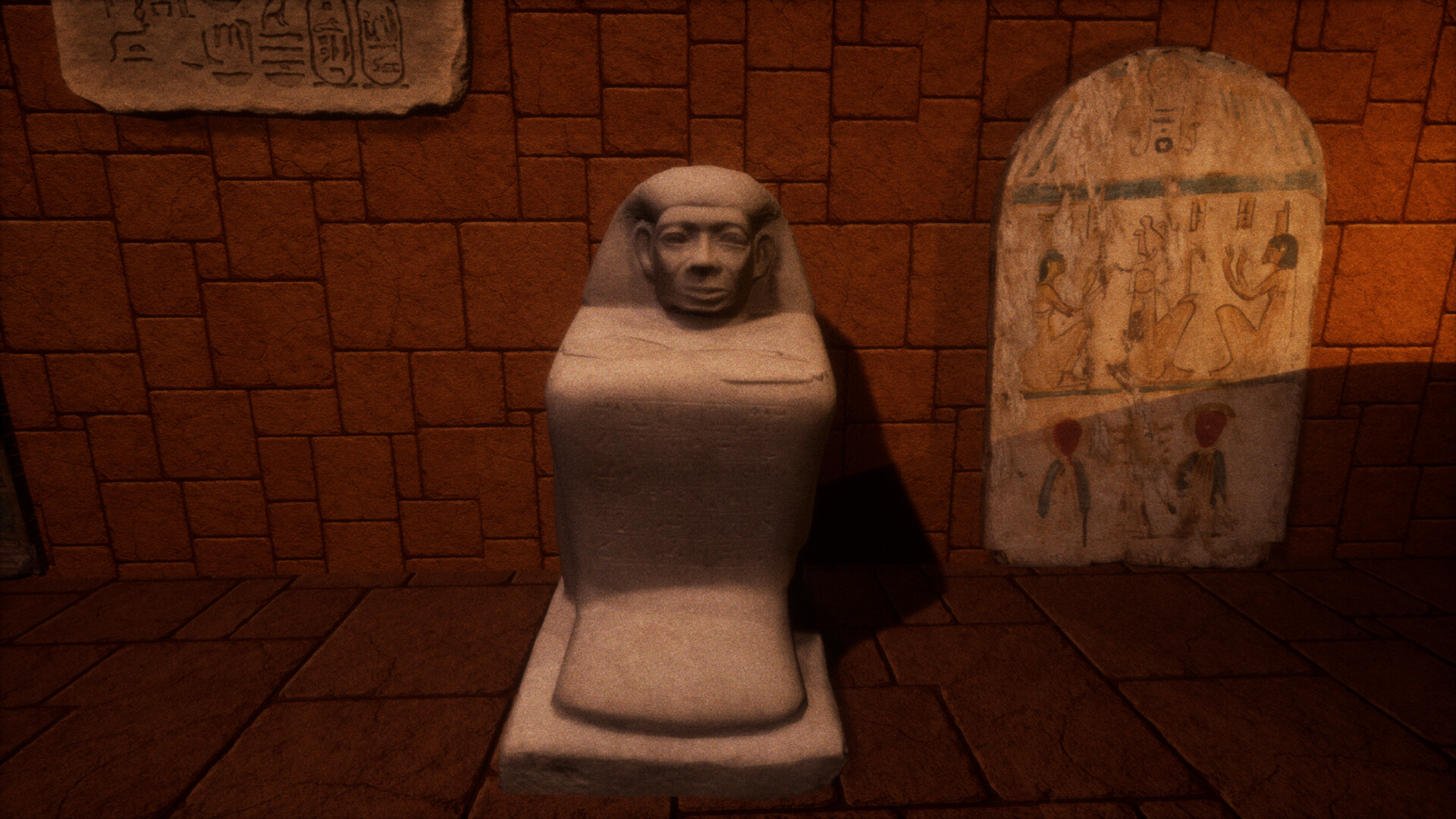 火炬照亮幽暗的走廊