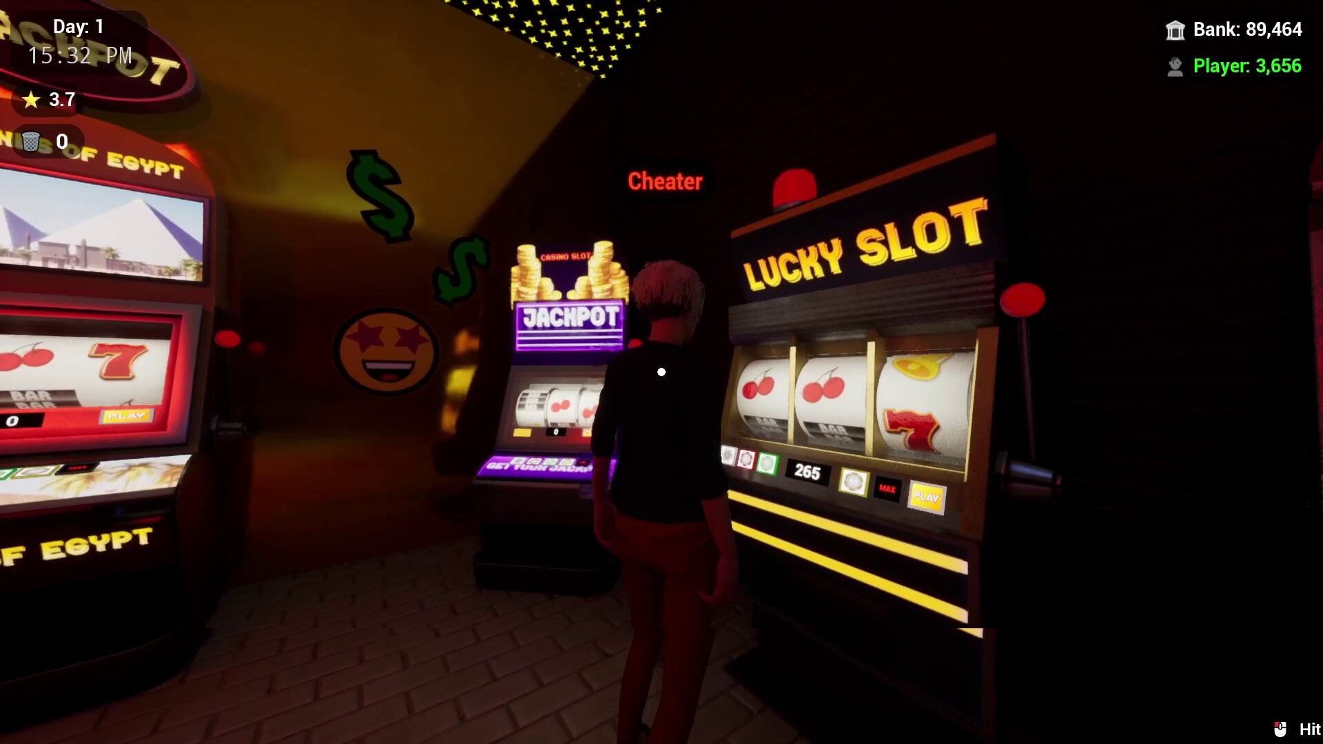 賭場內部豪華裝潢展示