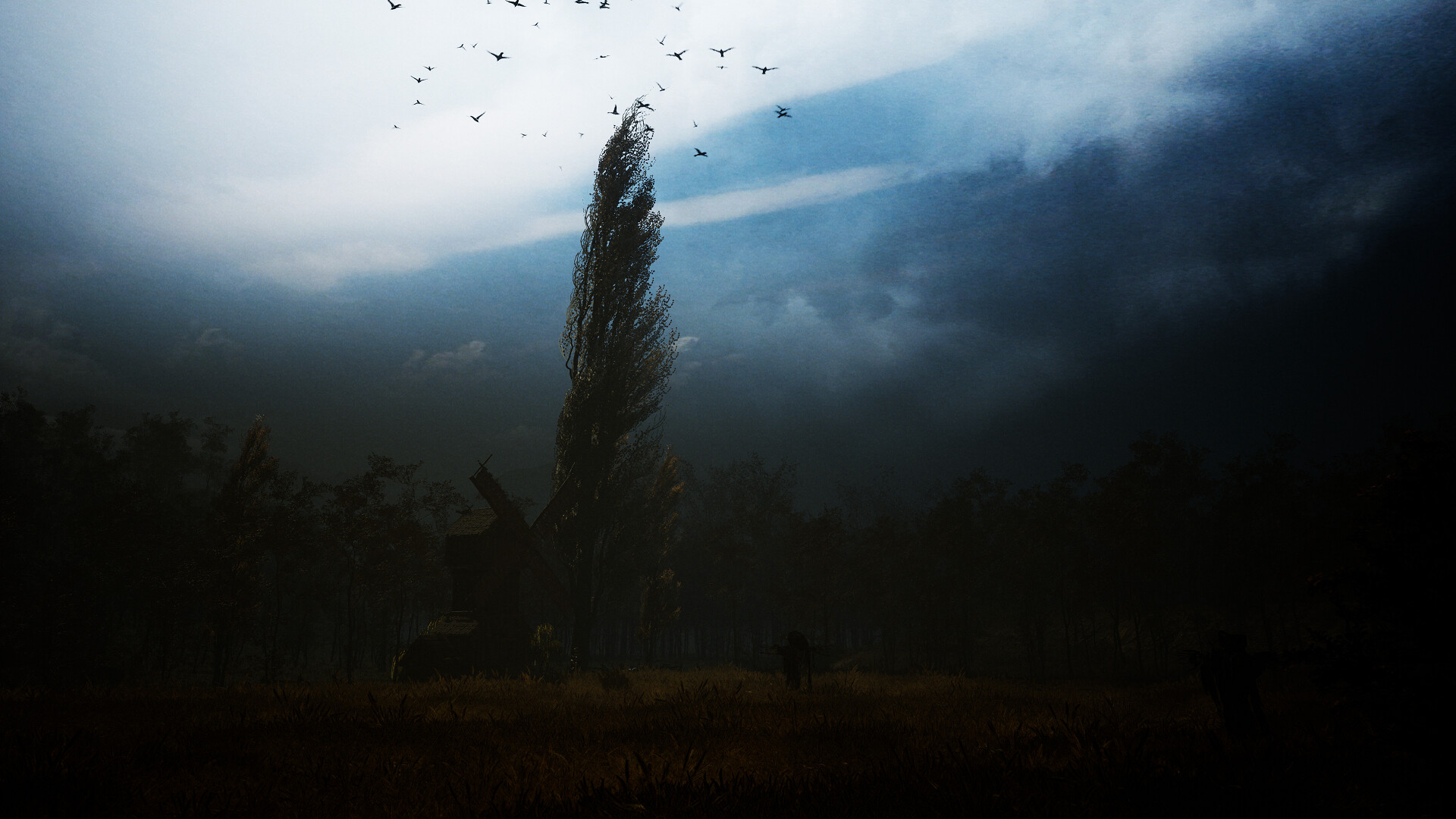 遊戲場景截圖：室內探索與儀式現場