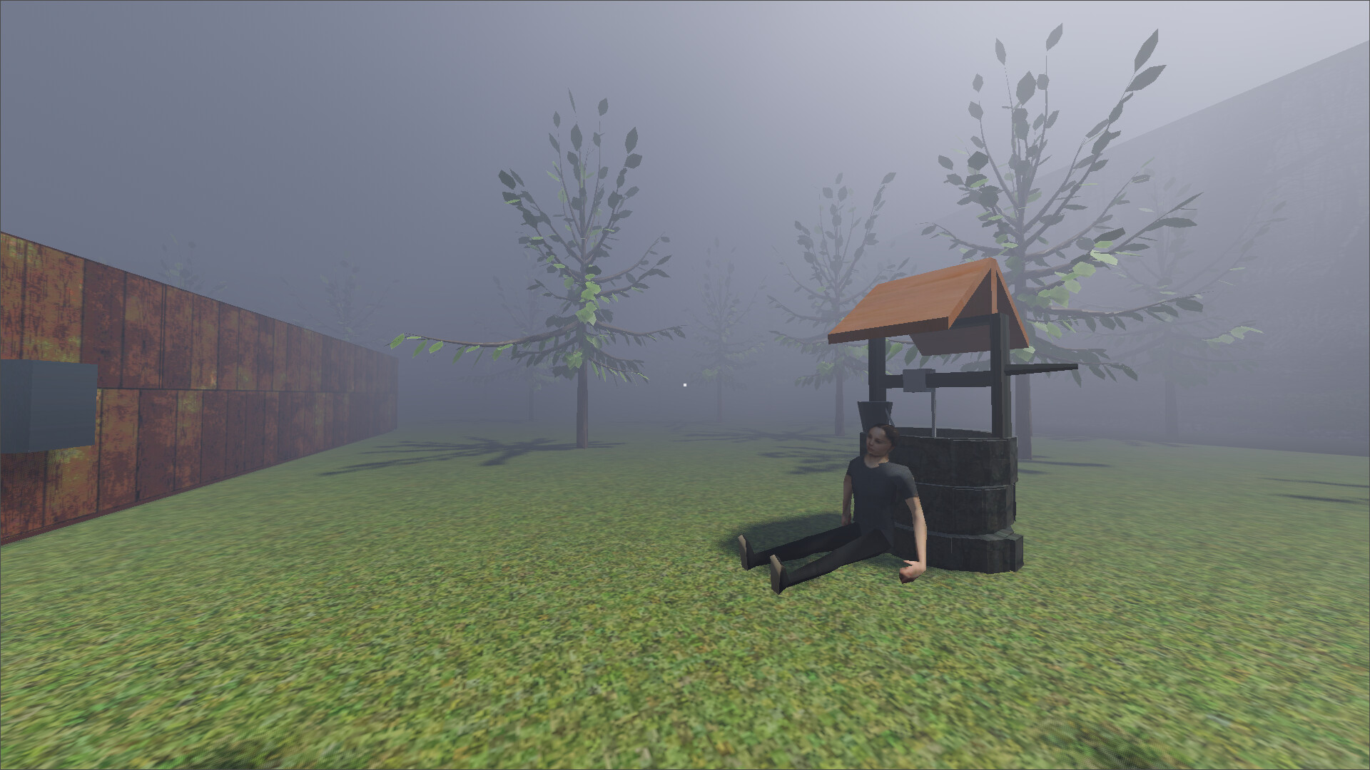 濃霧瀰漫的森林場景,展現了極佳的氛圍渲染