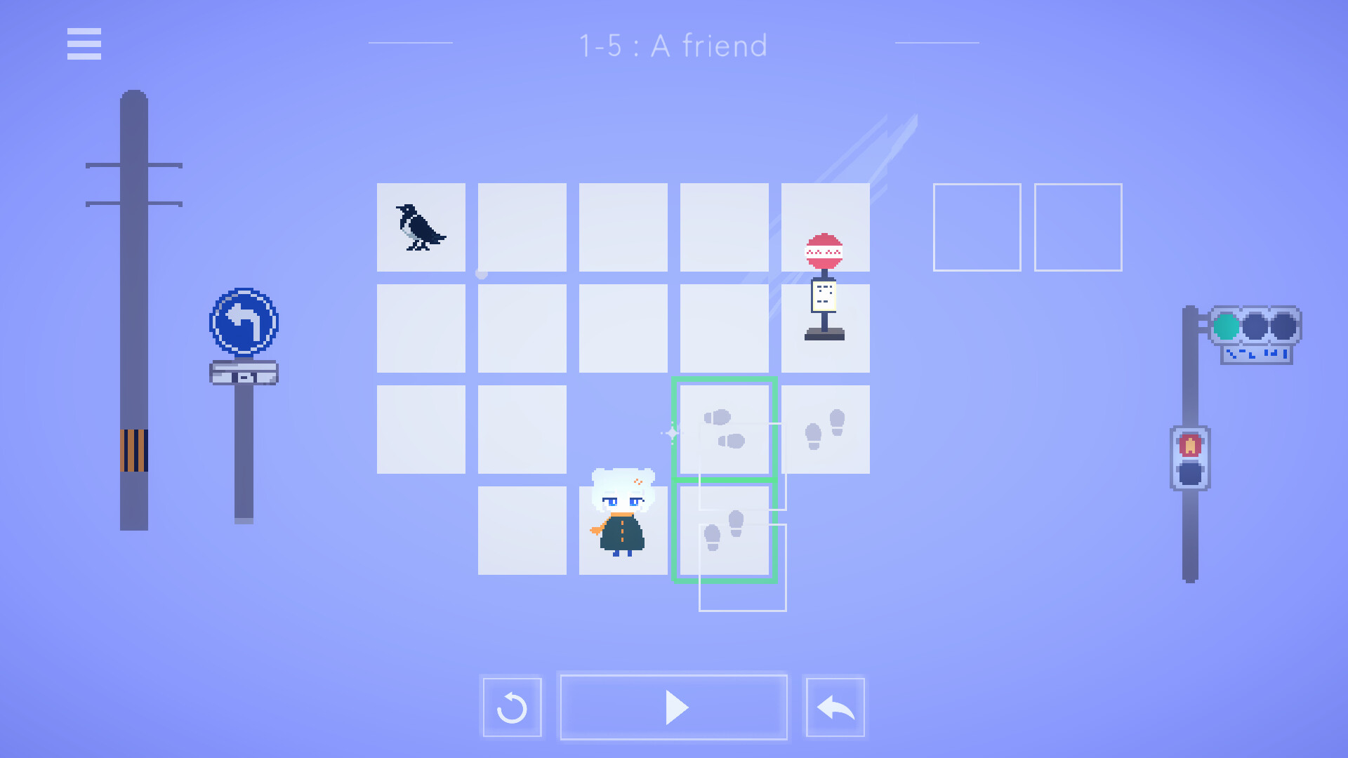 遊戲截圖:像素風格的場景