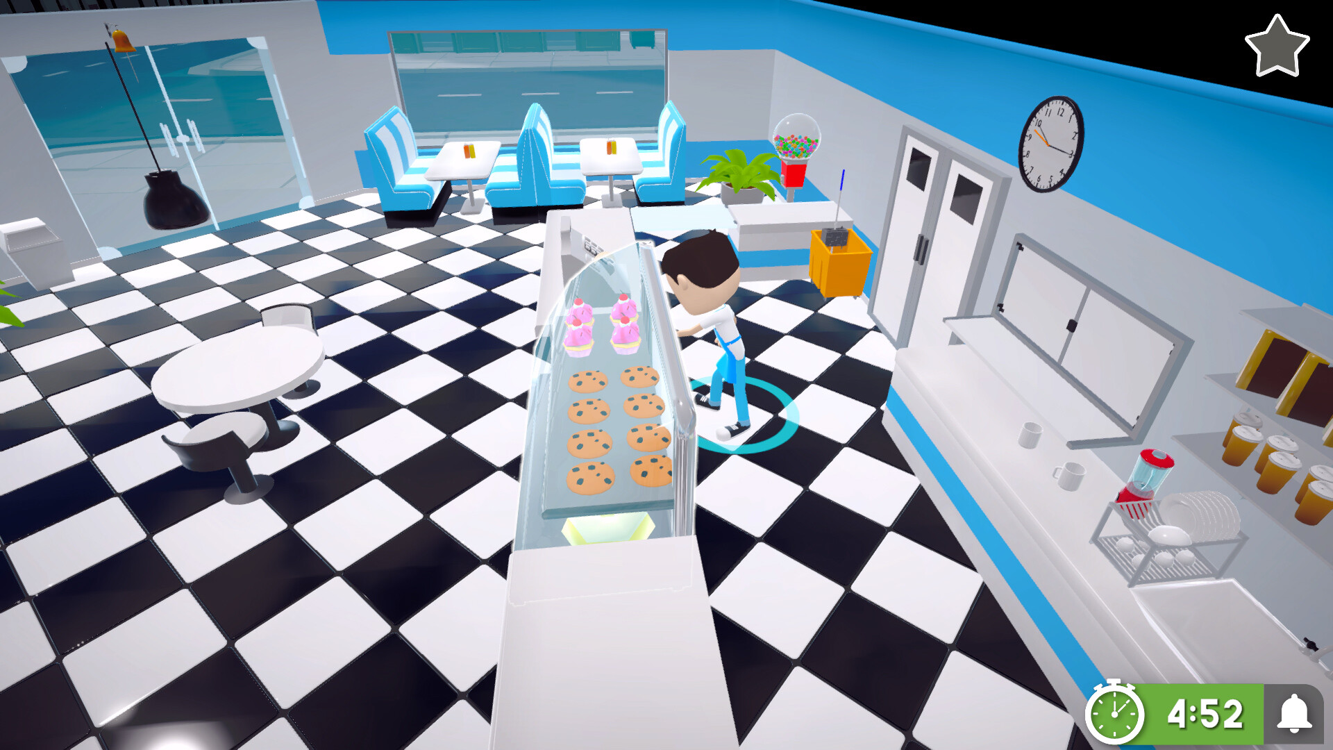 遊戲場景色彩繽紛,角色造型可愛。