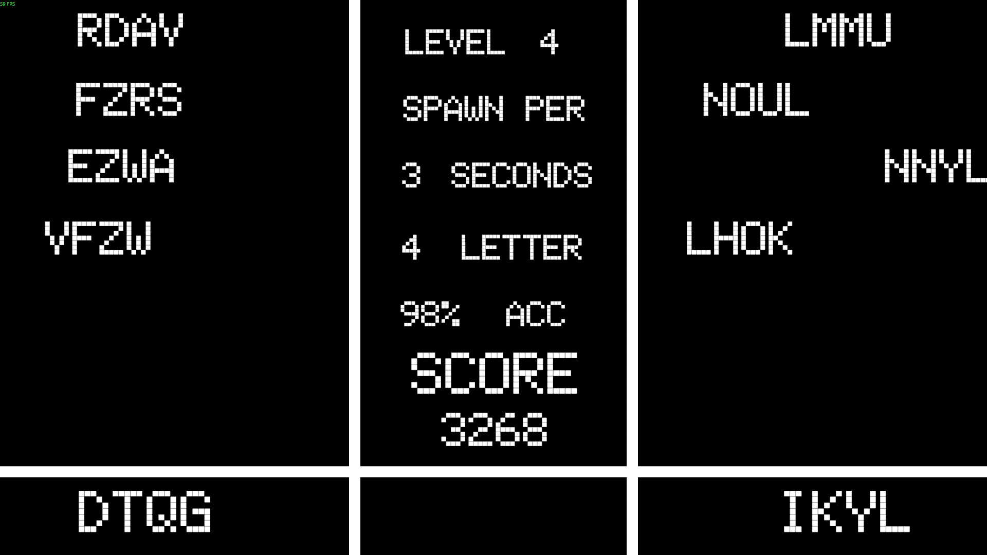 普通模式下的雙軌道介面,考驗玩家左右手的獨立運作能力