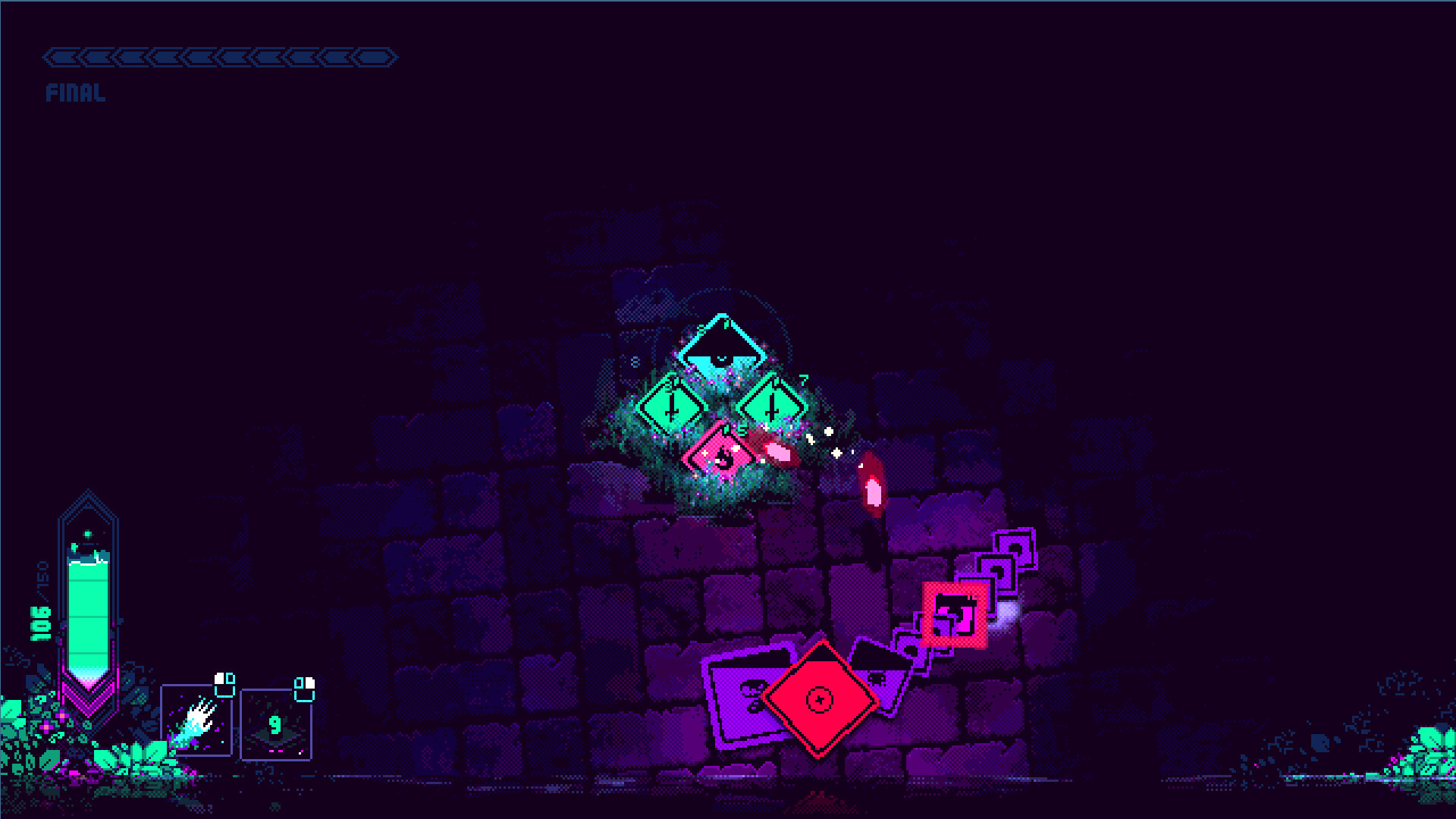 戰隊在一個充滿敵人的區域作戰,展現了遊戲的戰術佈局。