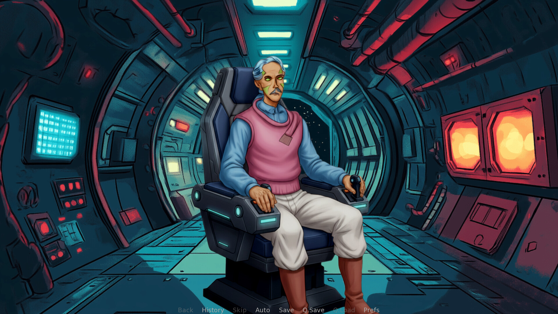 主角與一位來自扎基太陽王國的角色對話，氣氛緊張。