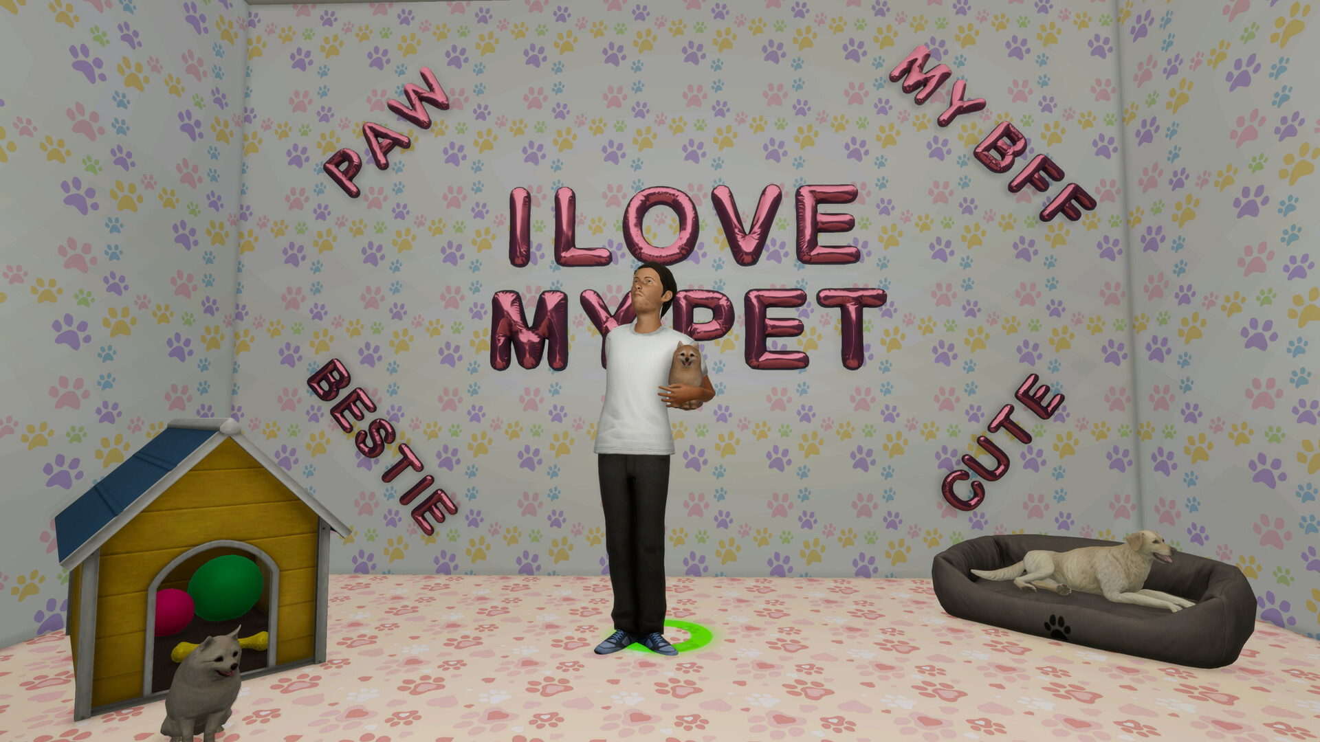 玩家在戶外場景進行拍攝,捕捉自然光下的景物