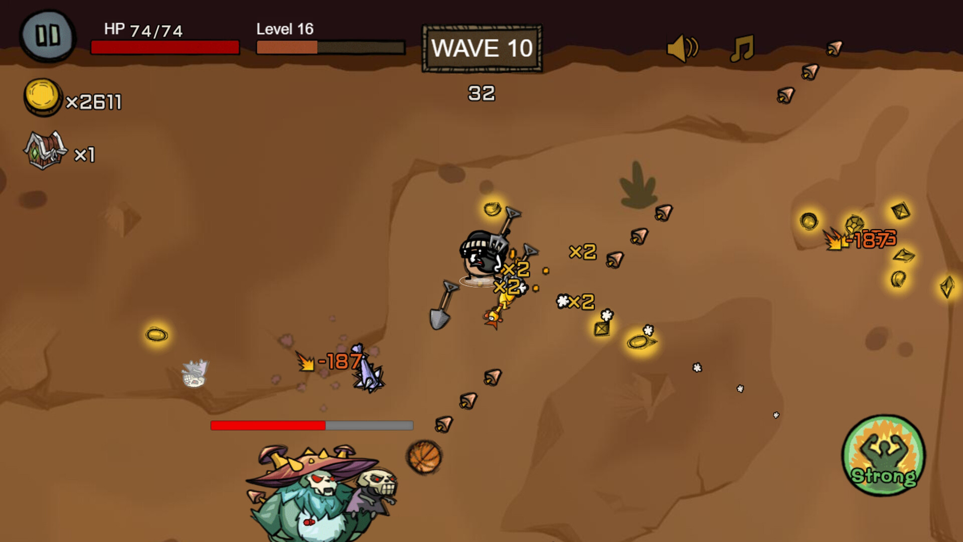 多樣化的道具與武器選擇介面