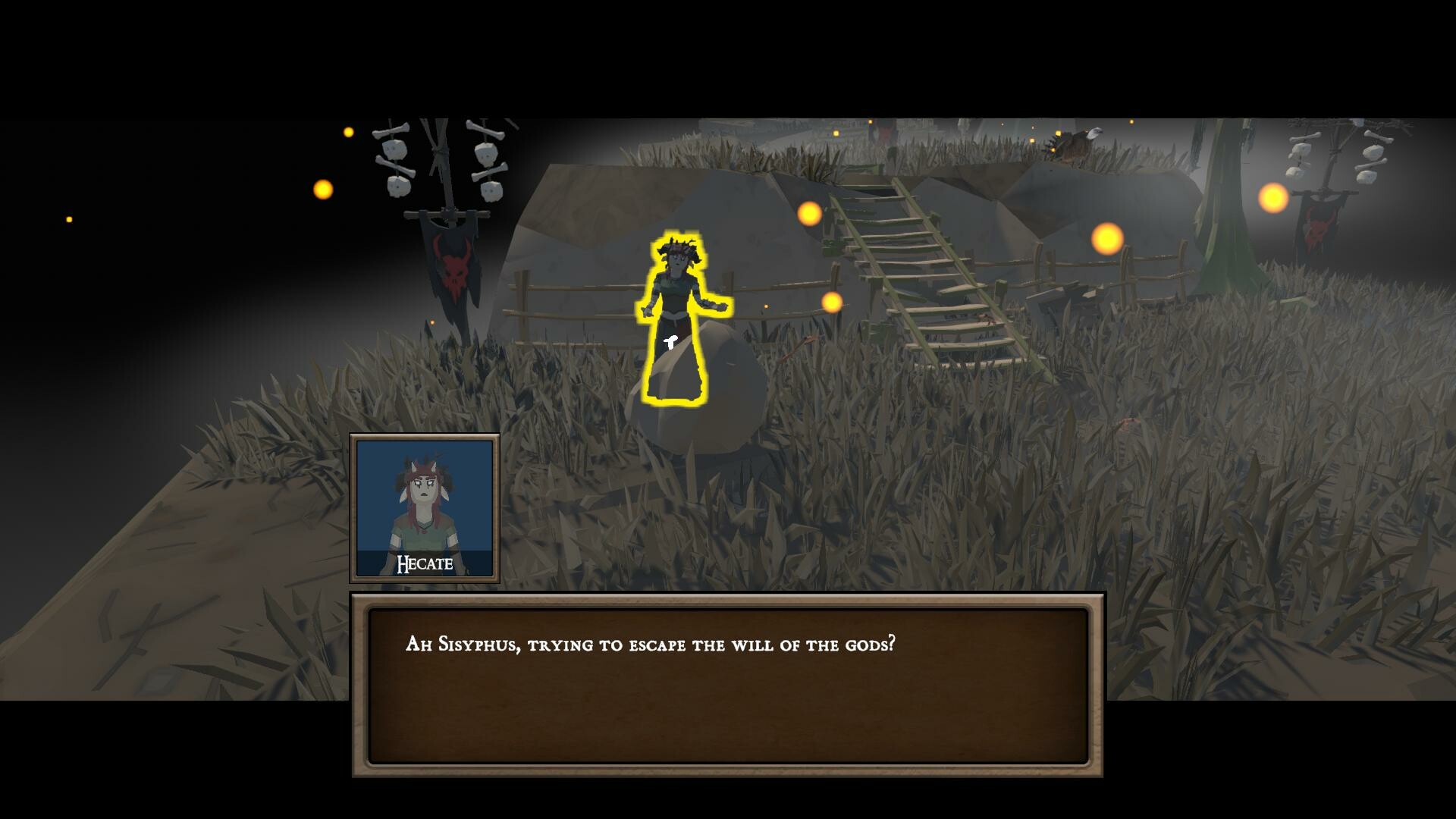 遊戲初始關卡的截圖，展現了明亮的色彩和卡通風格的場景。