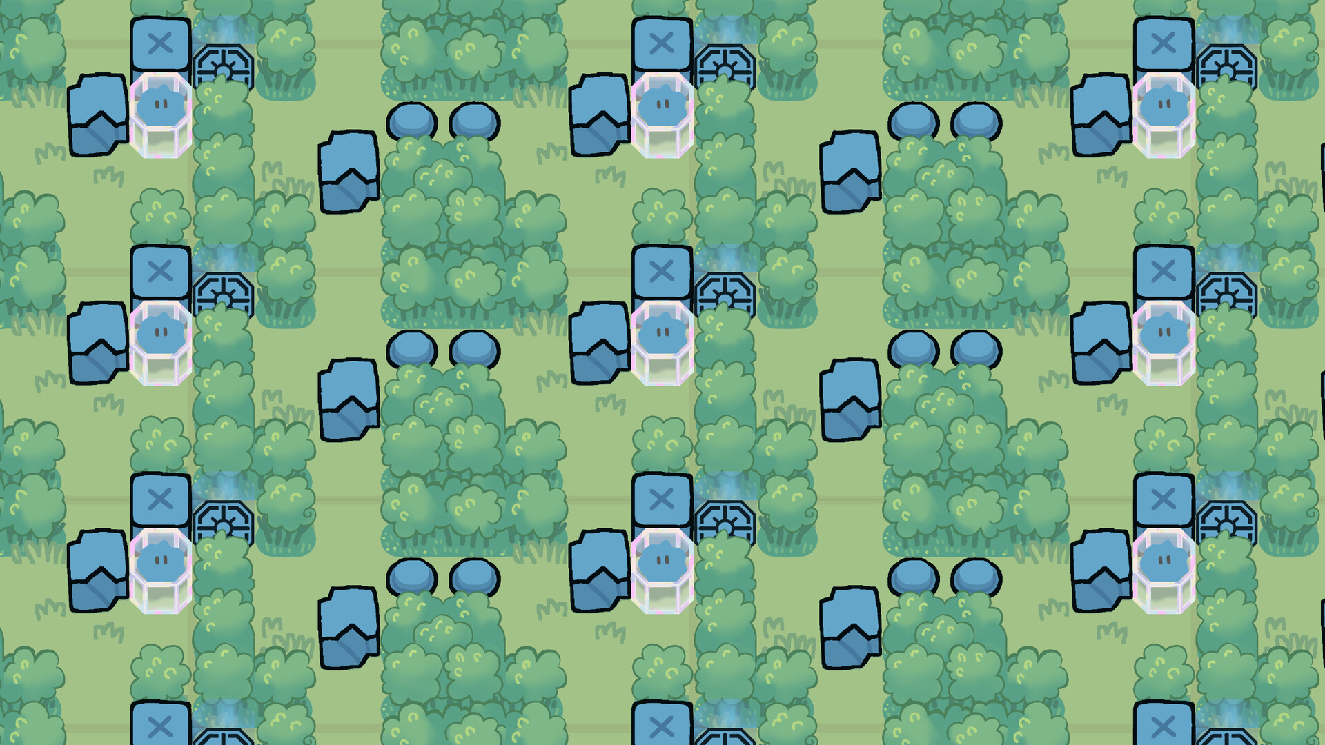 一個充滿未來感和科幻色彩的謎題場景。