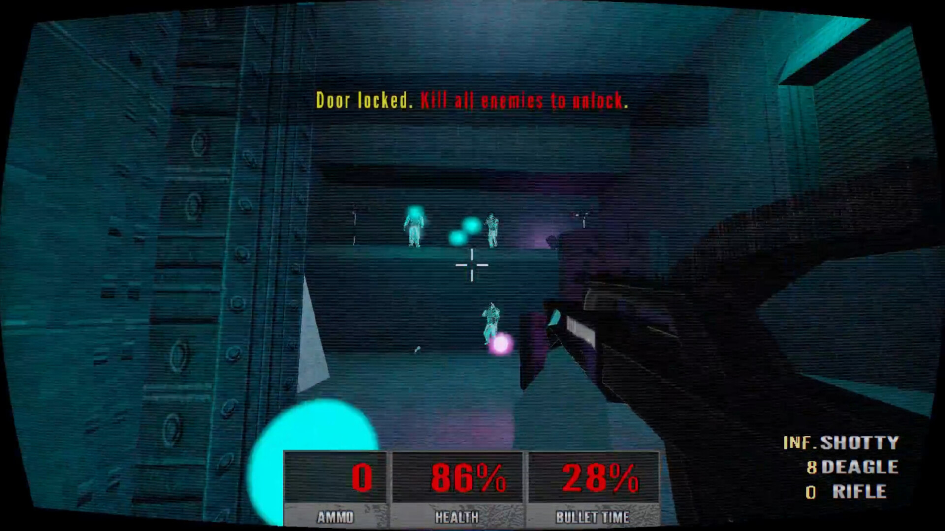 充滿壓迫感的戰鬥場景，敵人蜂擁而至