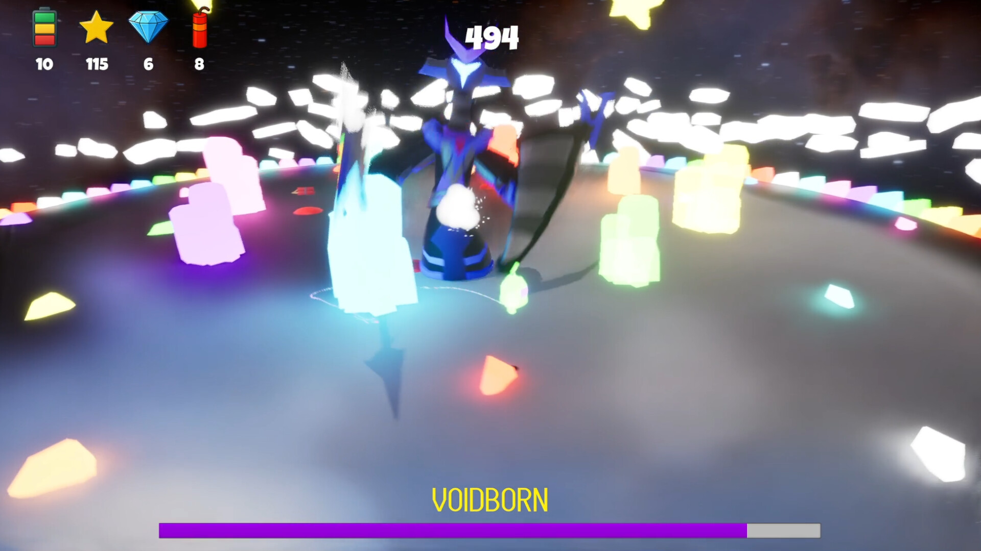 Ghlobot Galaxy 遊戲截圖 - 熔岩關卡