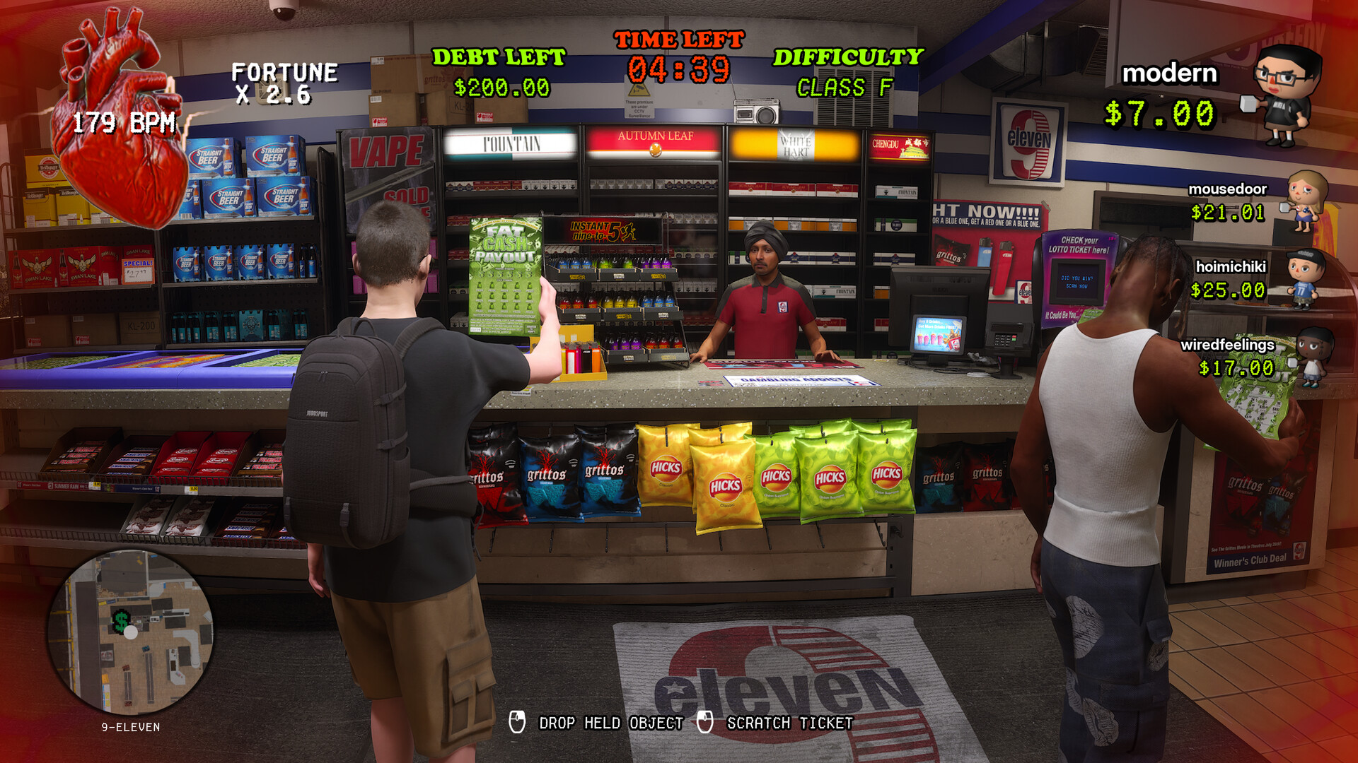 遊戲場景：昏暗且充滿細節的房間