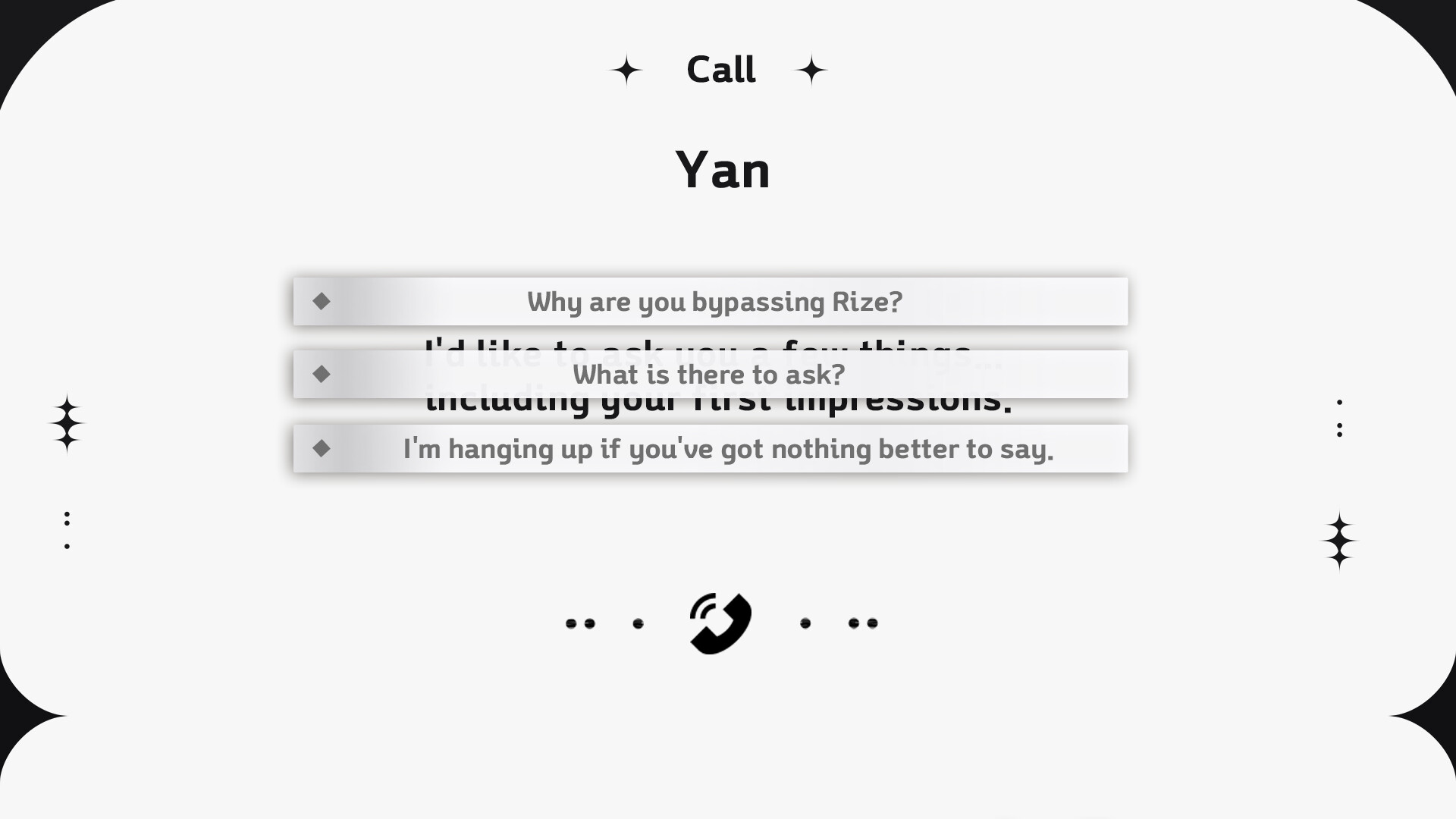 遊戲實機畫面,包含精緻的對話場景