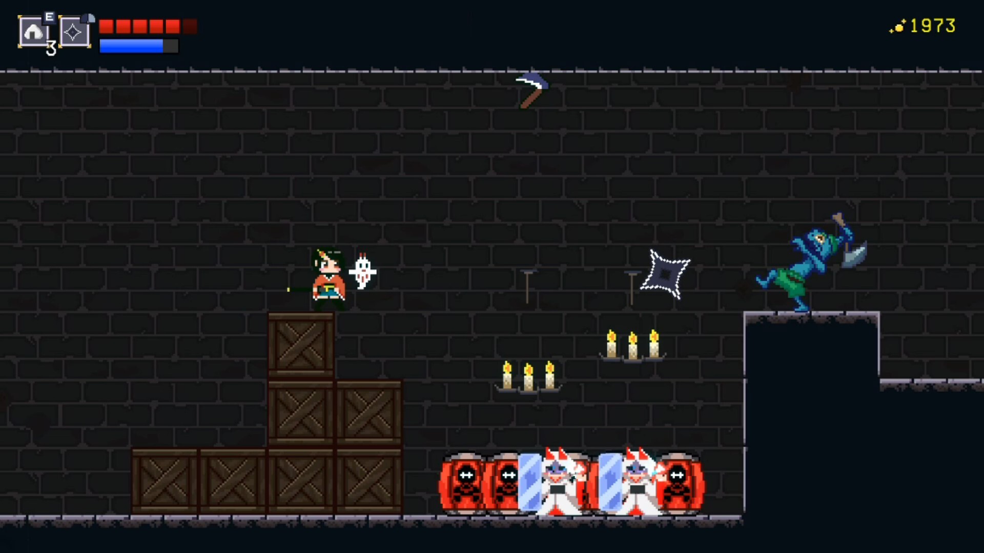 遊戲中的 BOSS 戰場景