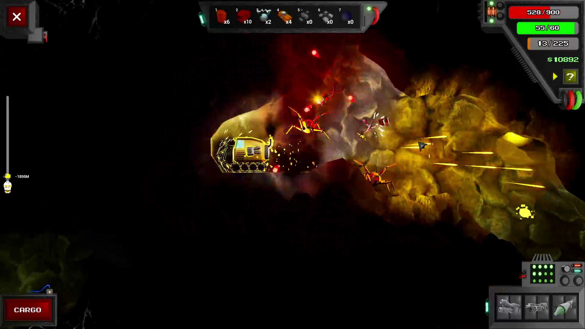 充滿危機的地下通道，機甲正準備迎戰