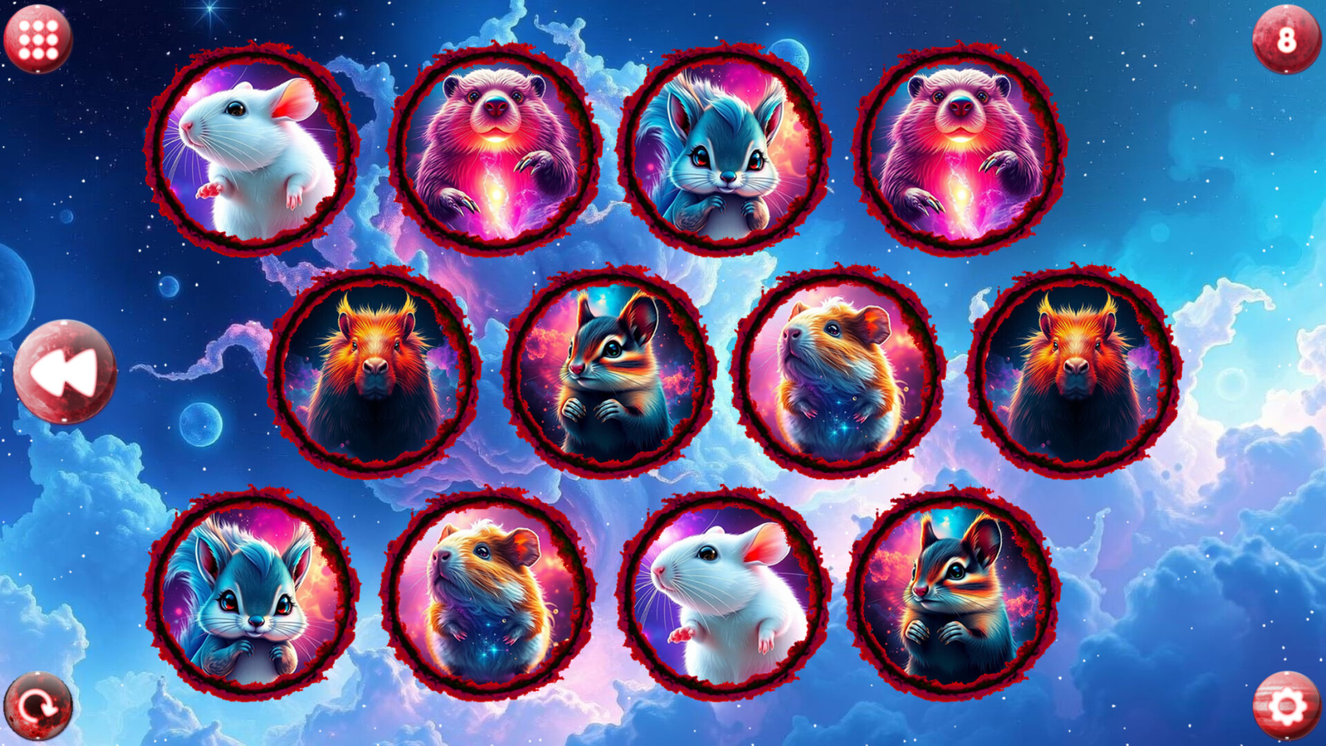 遊戲後期的高難度關卡展示