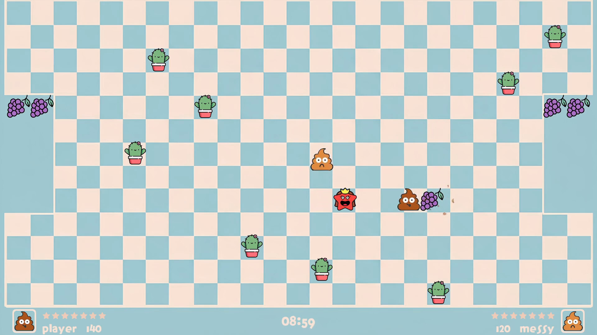 Run, Poo, Run! 遊戲截圖 - 激烈的資源爭奪戰