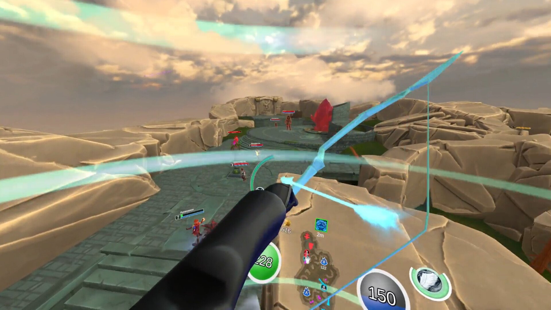 充滿細節的魔法特效與環境光影