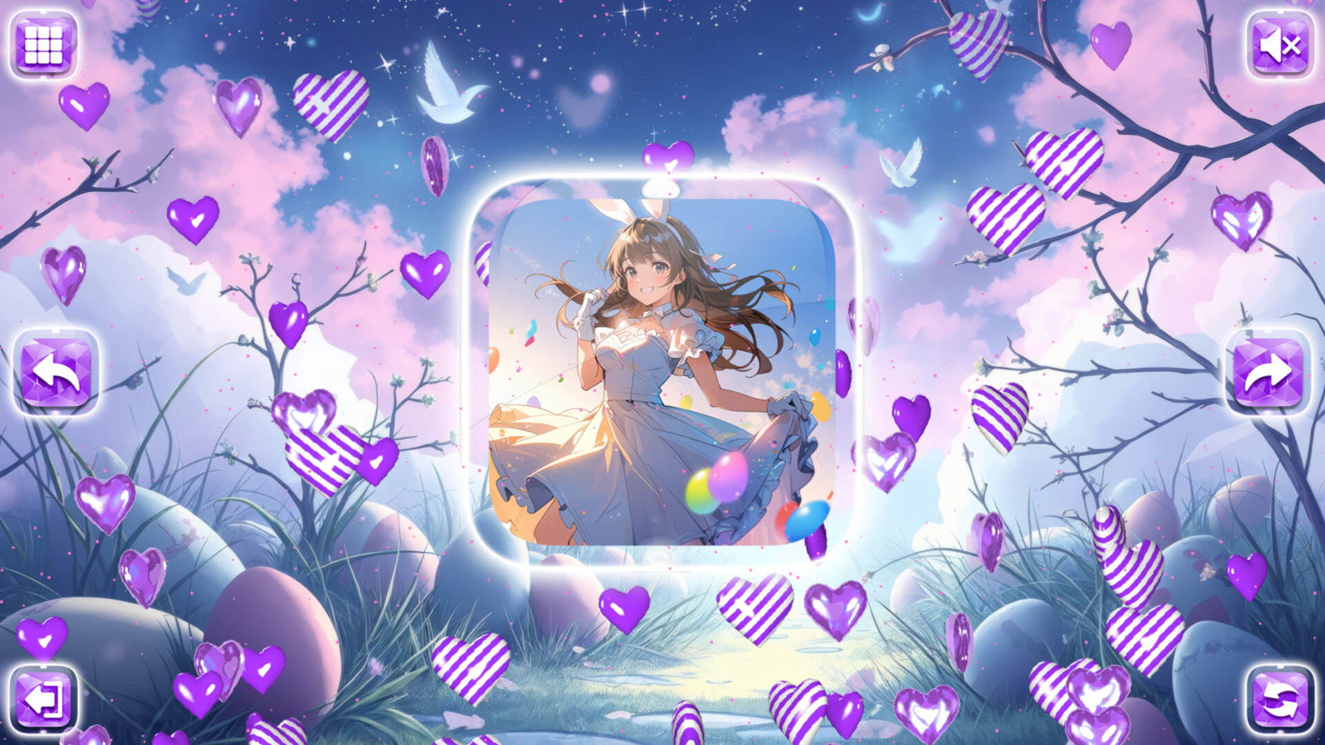 高畫質的動漫角色特寫拼圖