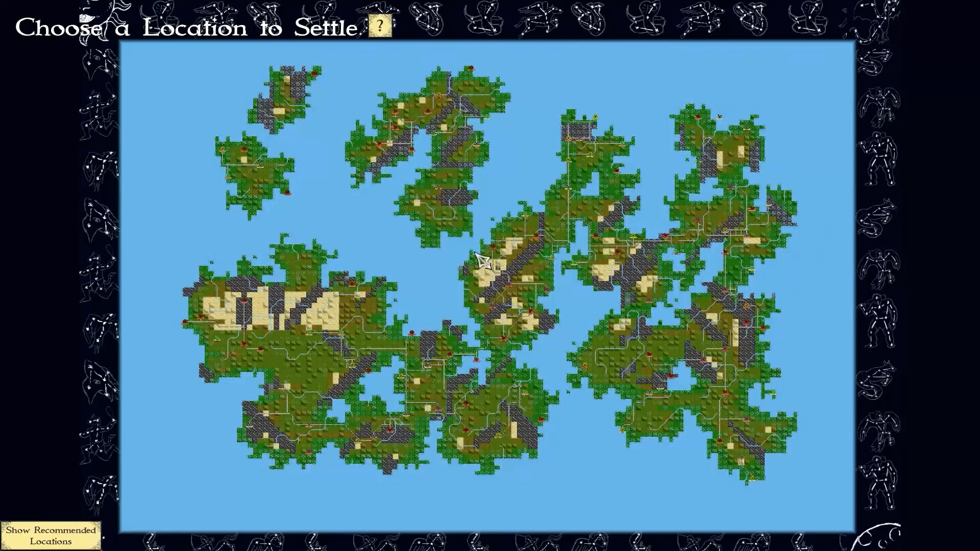 多樣化的地形與生物群系考驗著玩家的佈局策略。