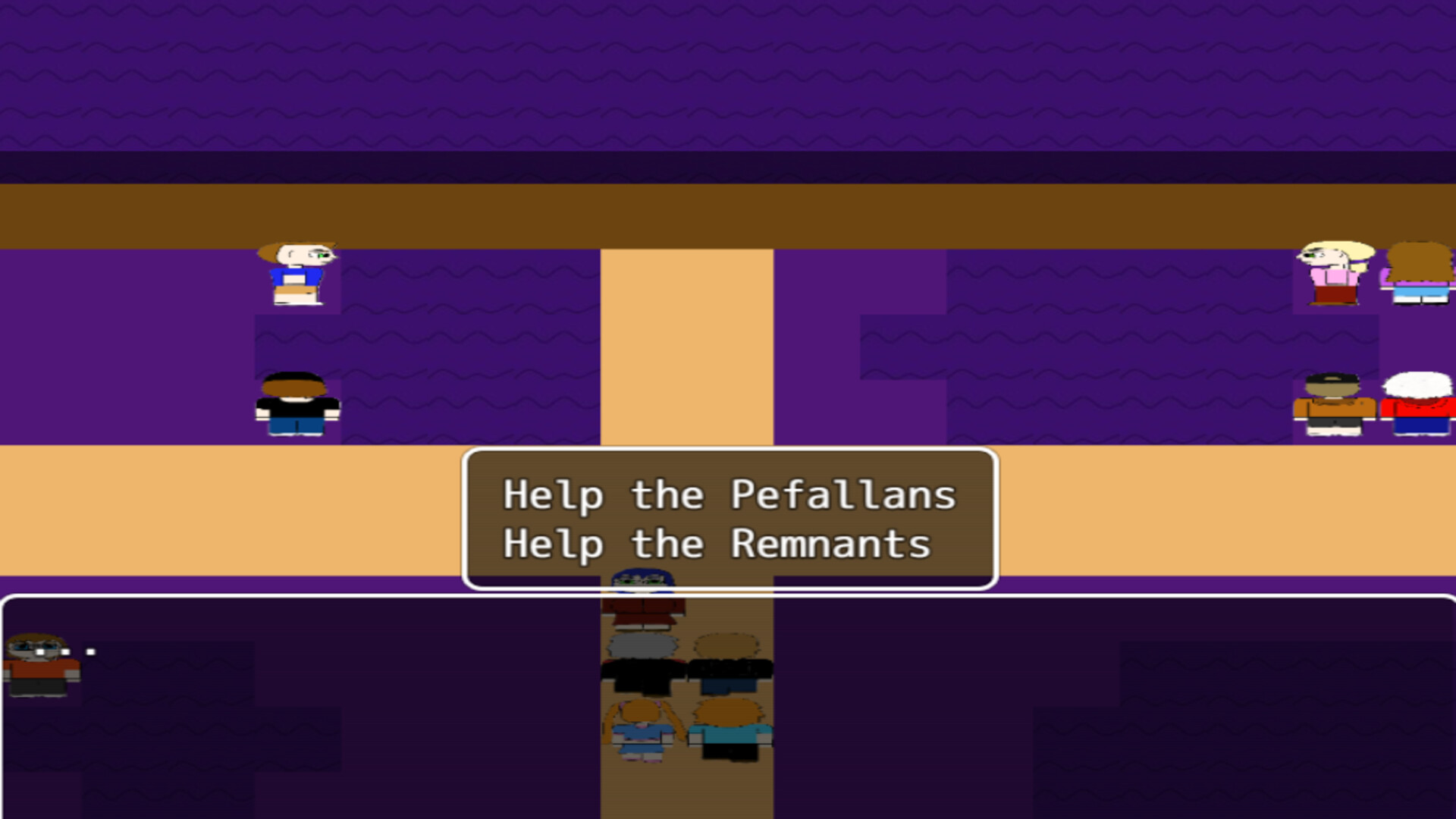 遊戲內的對話場景與角色立繪