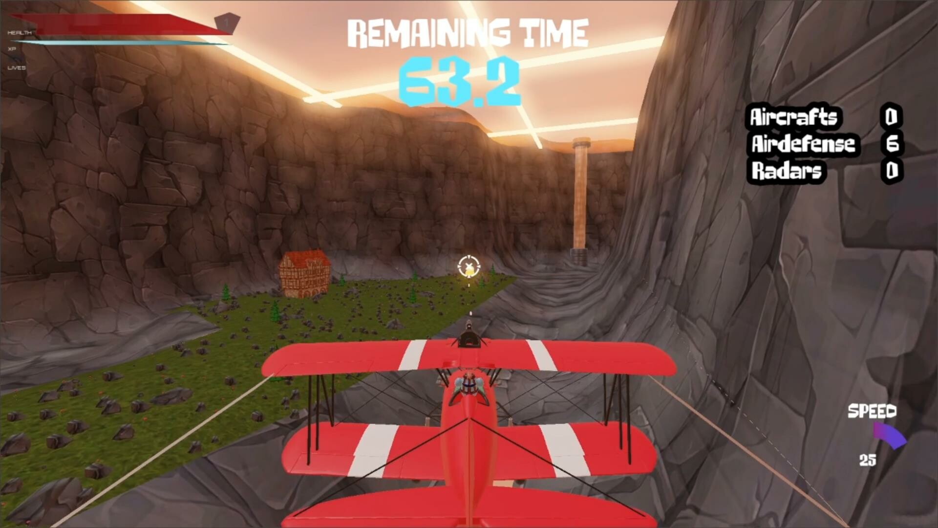 Bluebie VS The Army of Cyborgs 遊戲截圖：戰鬥畫面