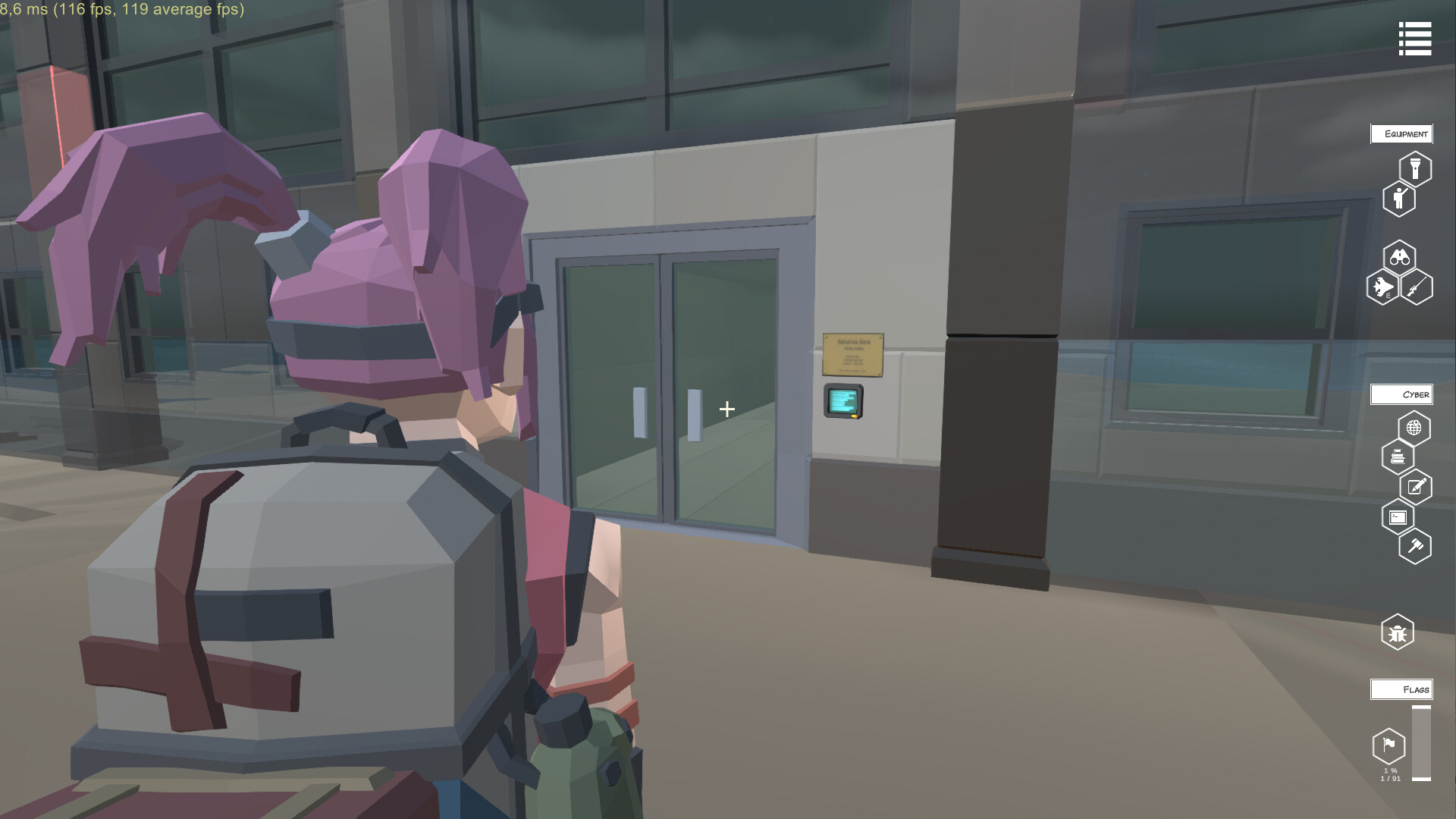 使用駭客終端機介面