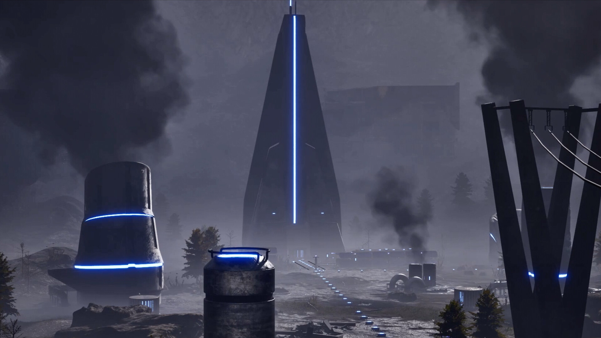 Under Destruction futuristic visuals