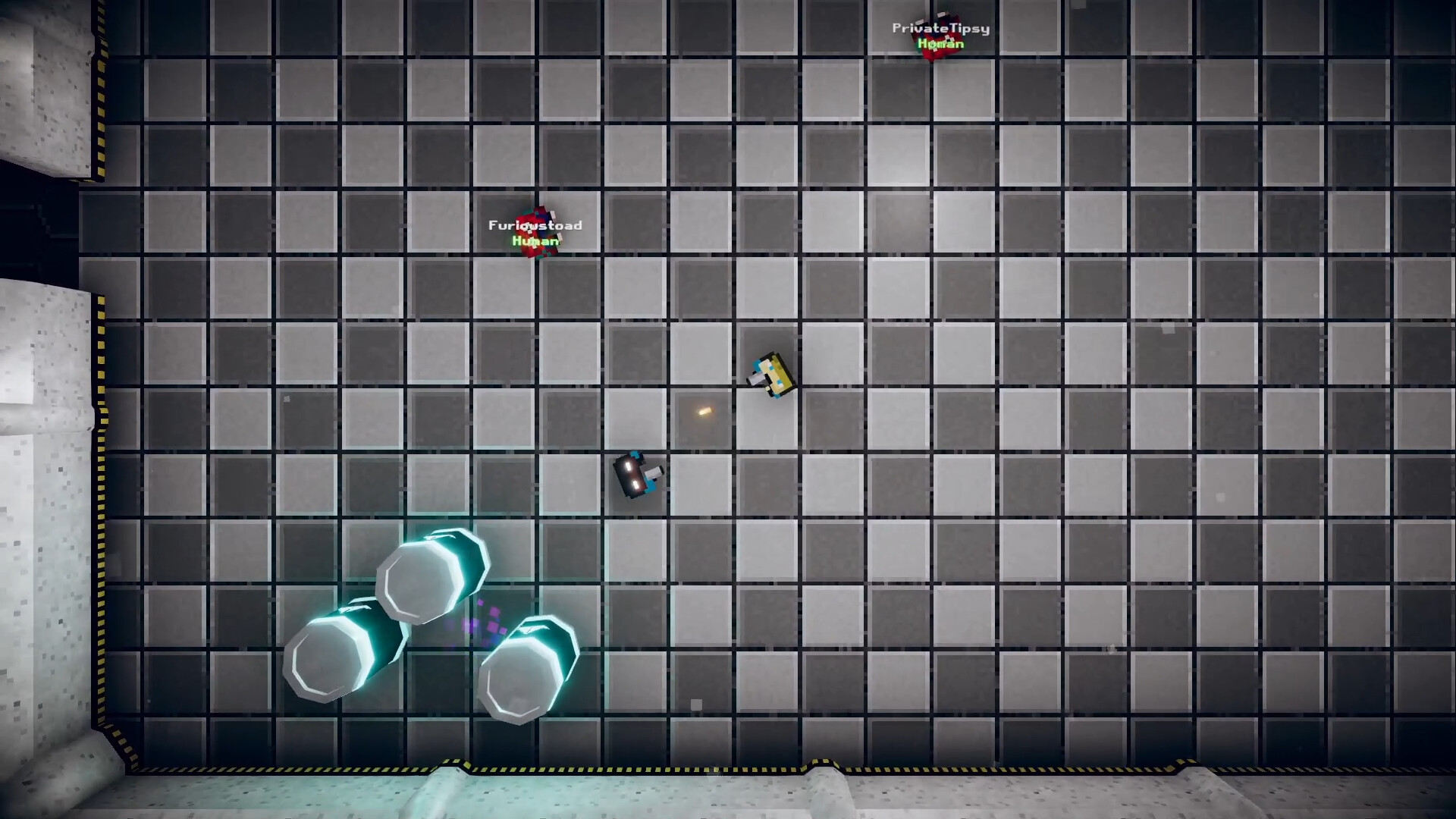 俯視角射擊戰鬥畫面