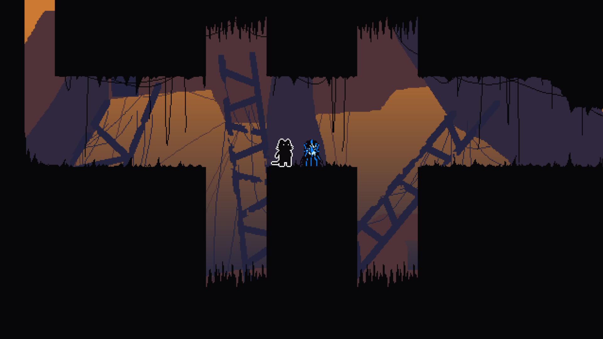 遊戲中出現的神秘結構體，暗示著深層的劇情與世界觀