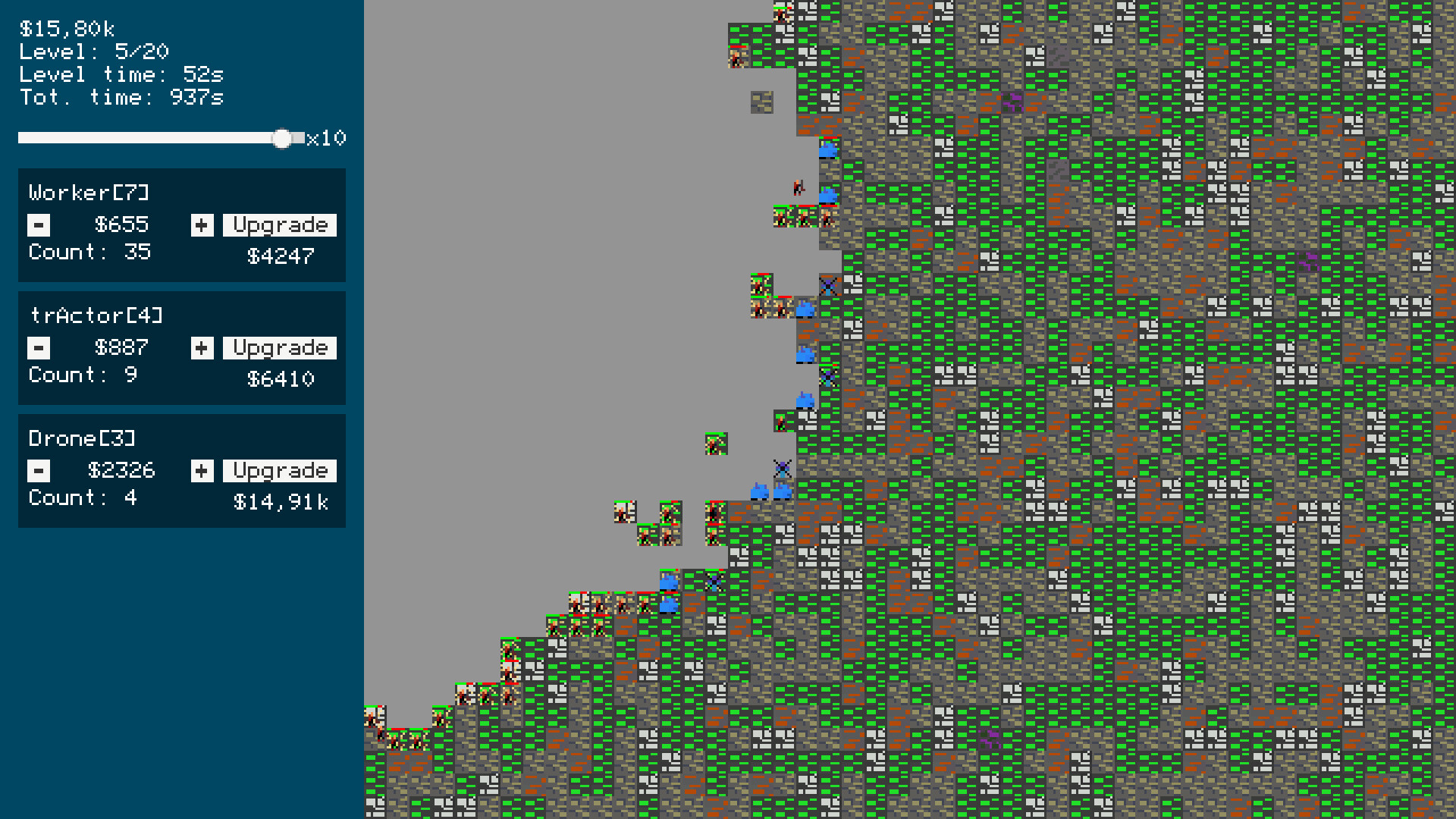 深入地底挖掘稀有礦石