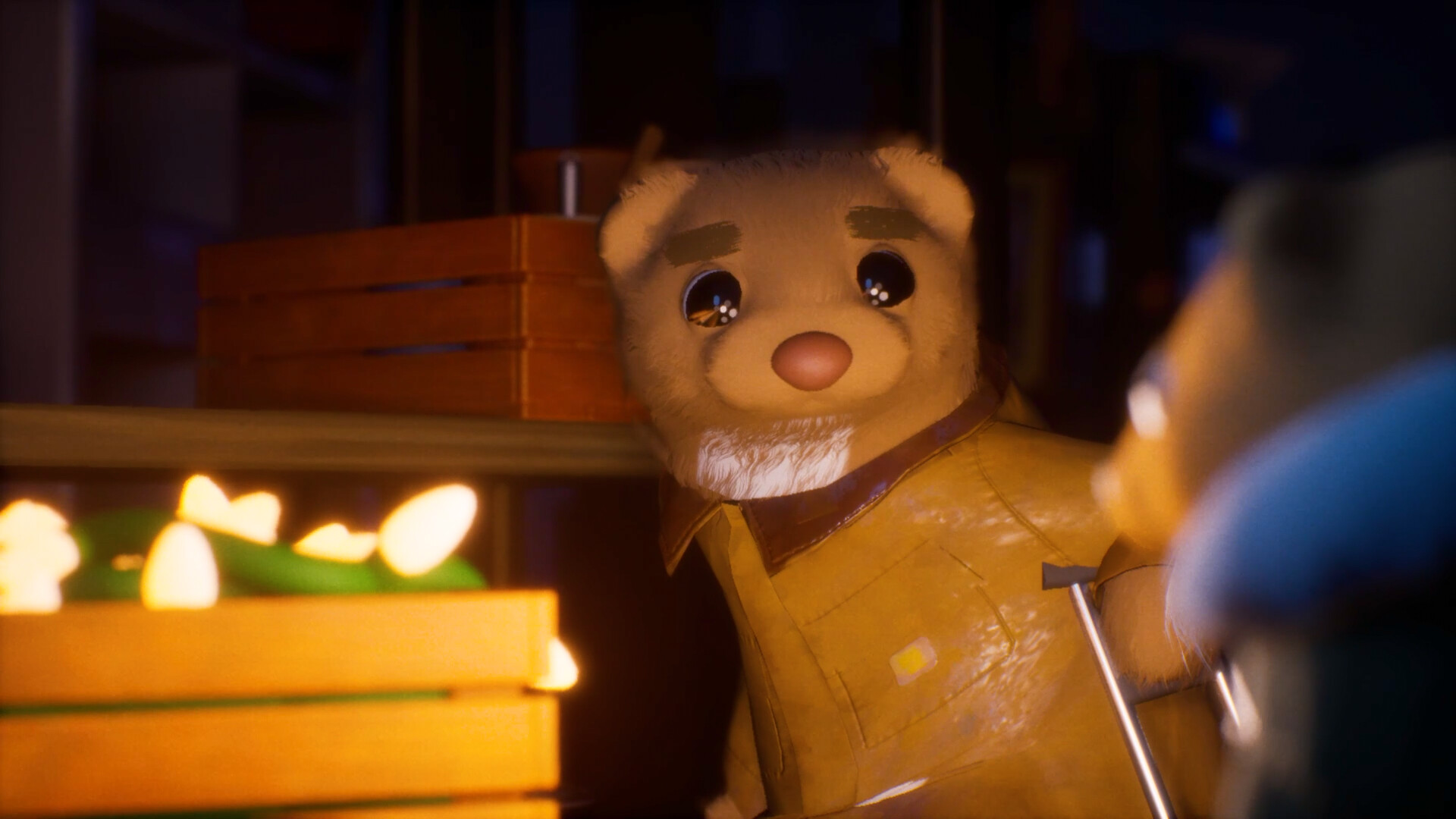 遊戲操作介面展示,玩家可以選擇不同顏色的燈串進行裝飾