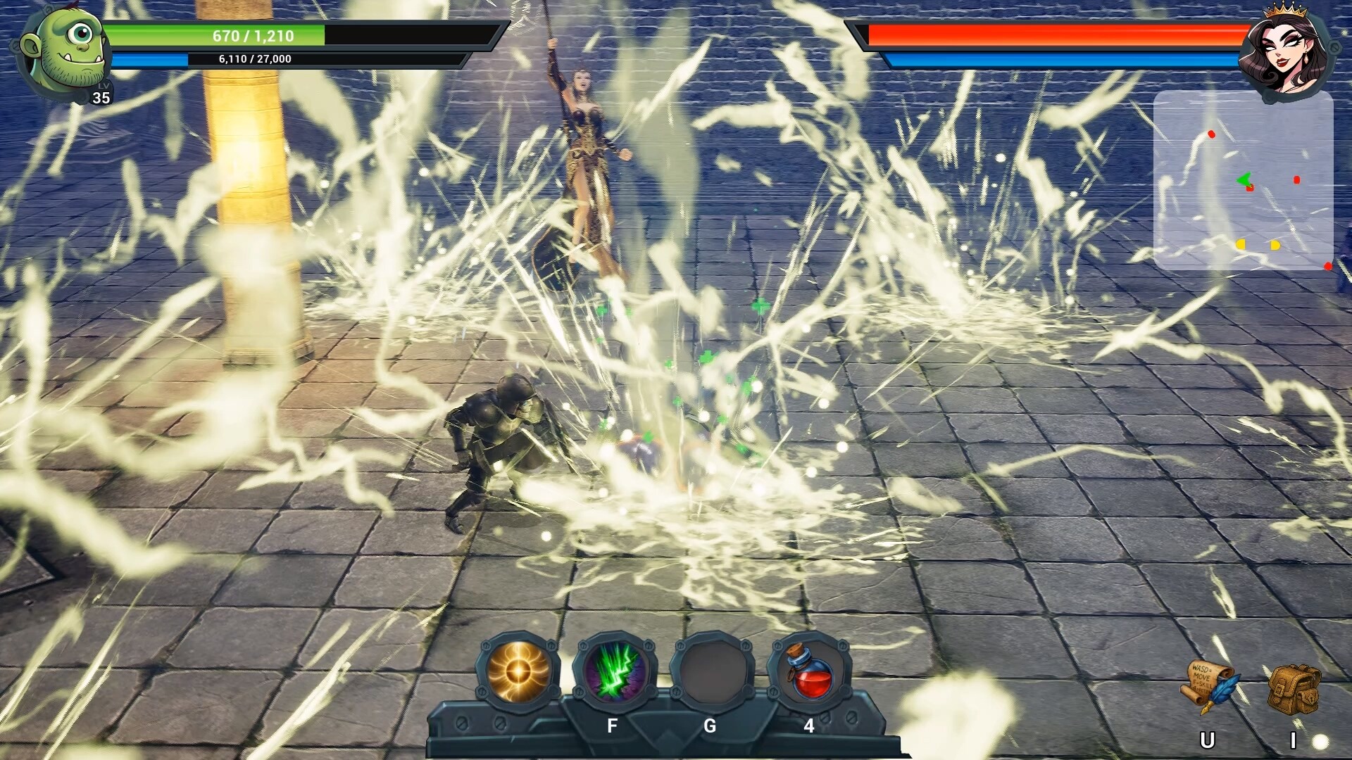 遊戲場景截圖:獨眼食人魔 Grom 的旅程