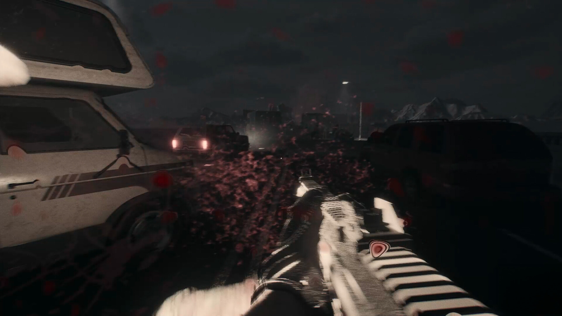 黑暗環境光影展示