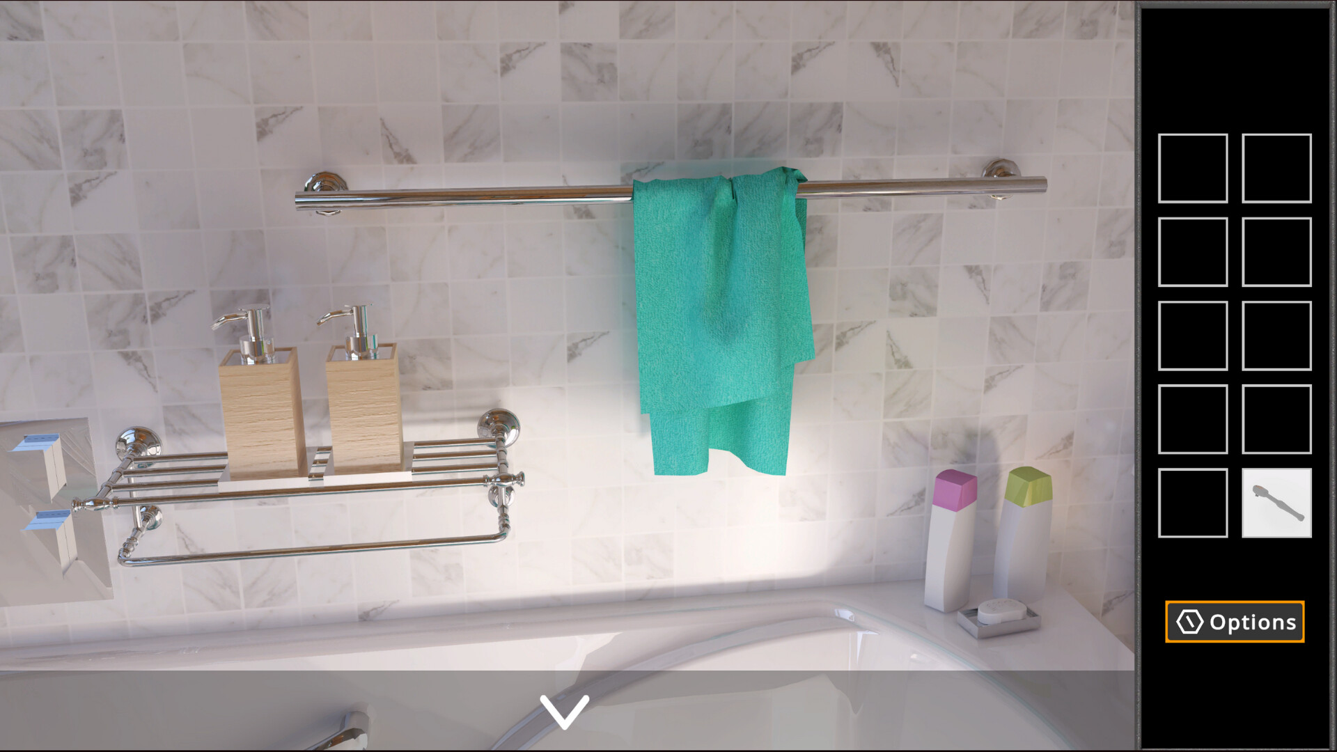 遊戲室內場景視角