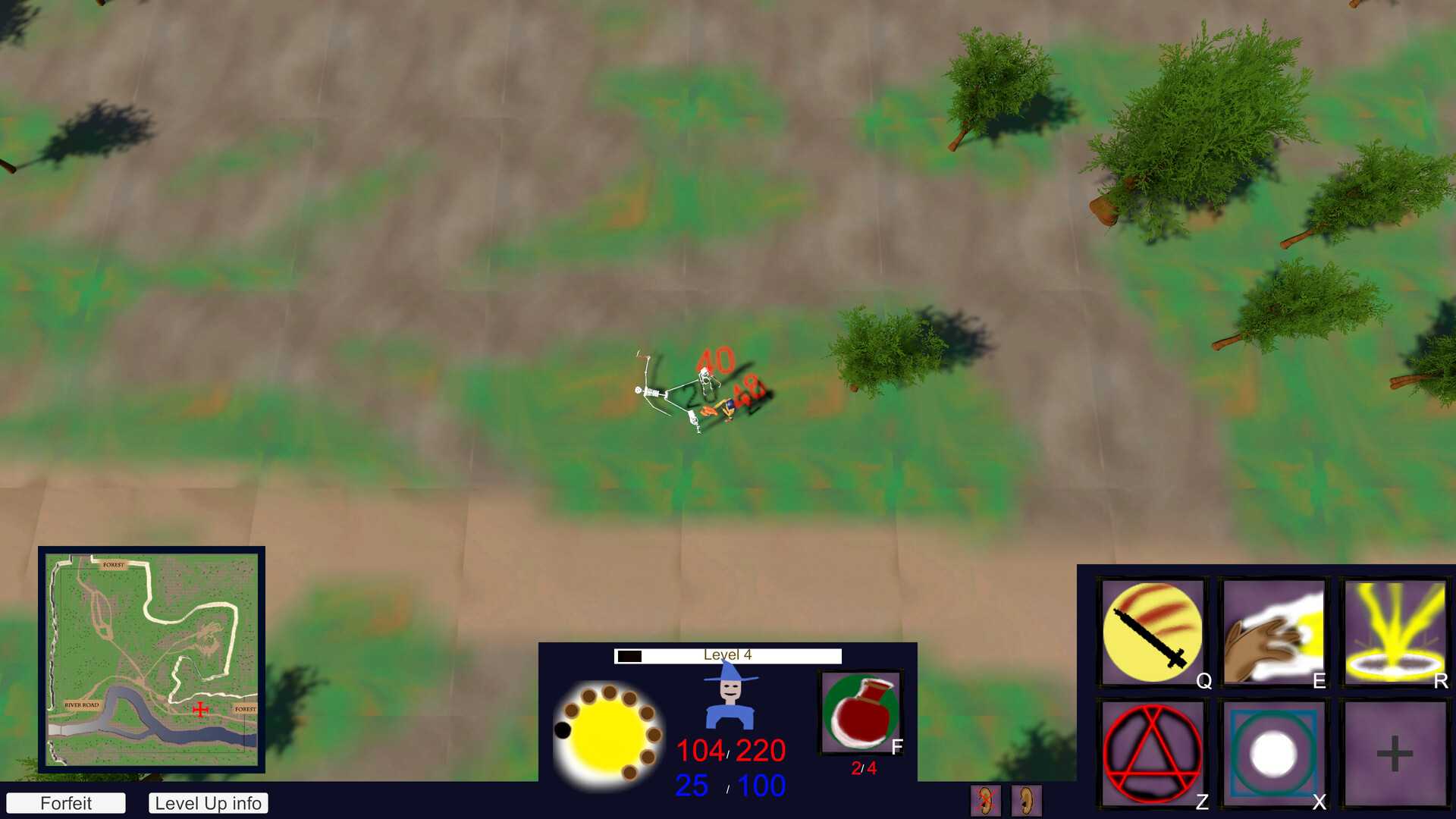 遊戲的物品欄和角色裝備介面,展示了多個裝備槽位。