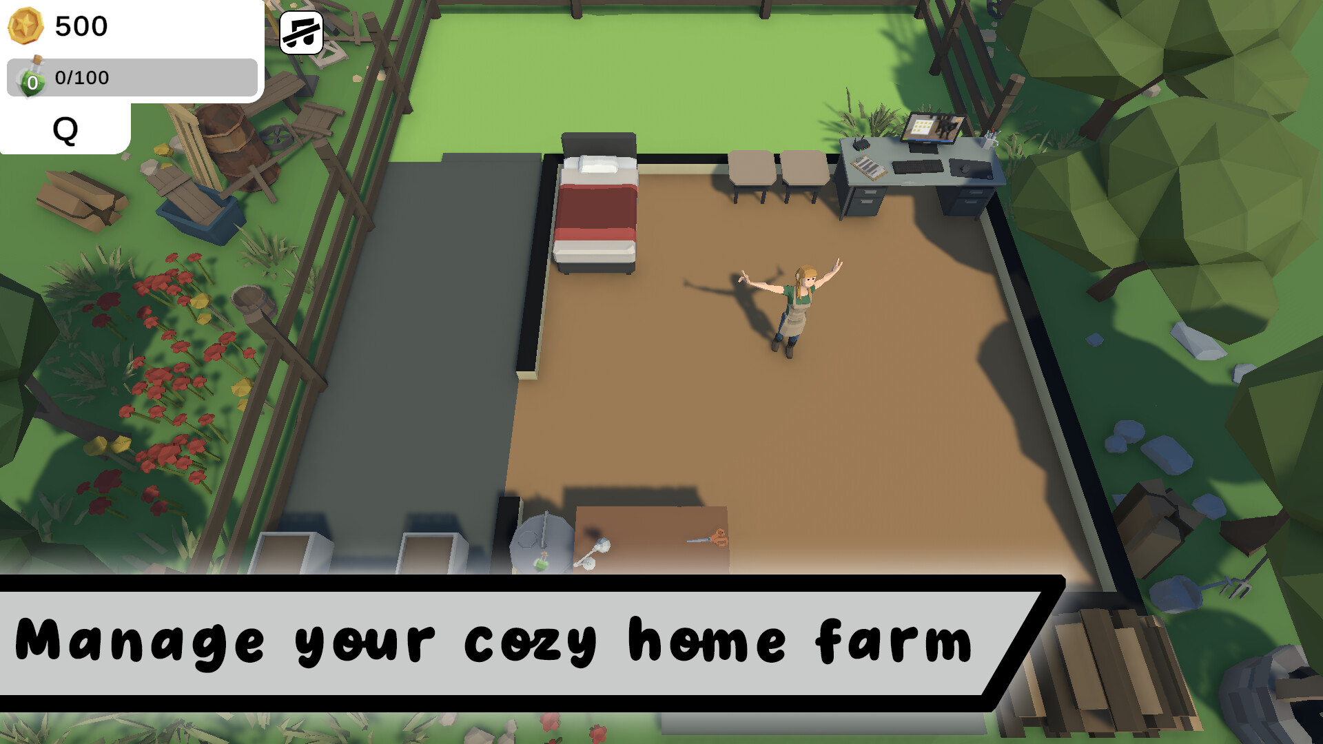 EvoSprout Gameplay Screenshot Garden