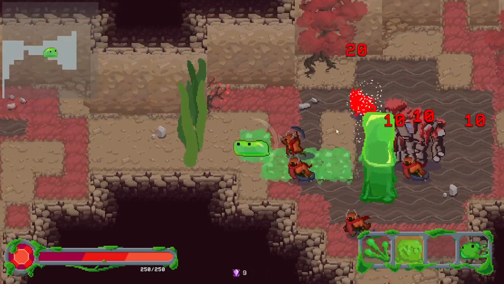 Slime Guy 像素風格場景