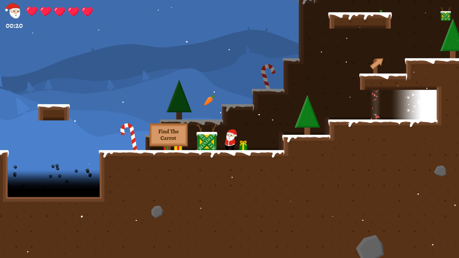 充滿機關的室內場景，展示了需要操作的按鈕與複雜的地形