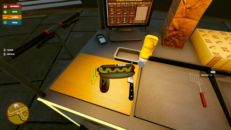 遊戲截圖：玩家正在為顧客製作美味的冰淇淋