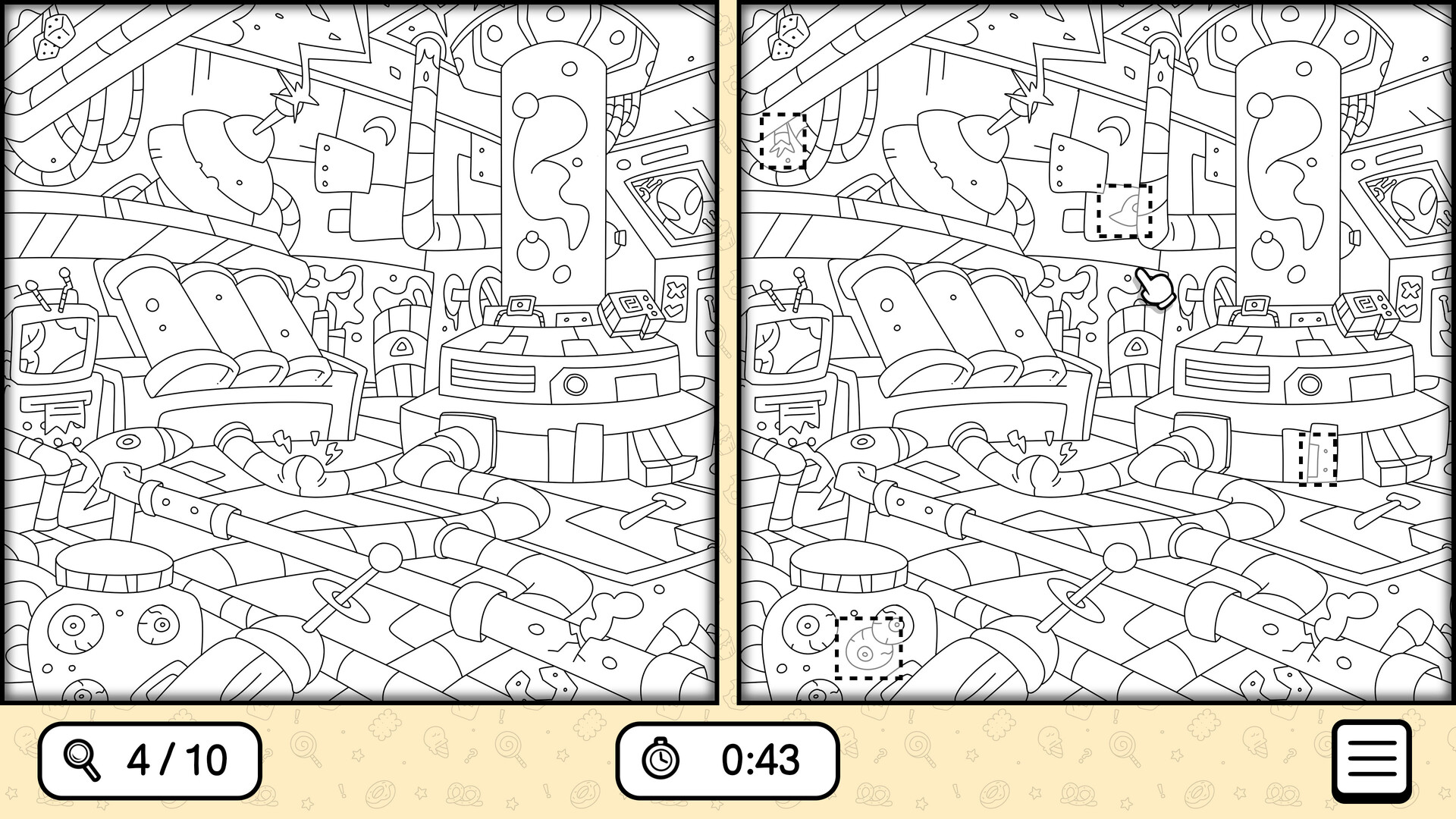 另一個精緻的室內場景，展現了聖誕節準備禮物的過程