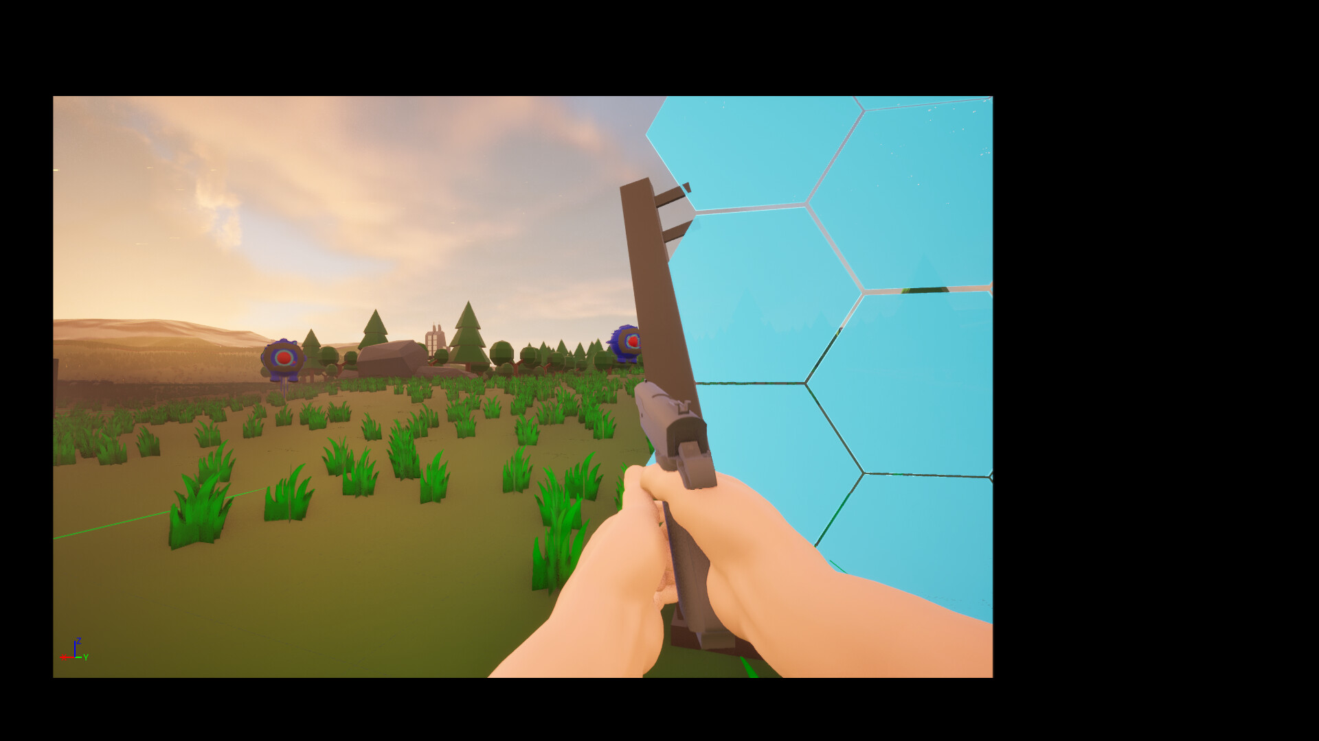 面對各種不同類型的機器人敵人