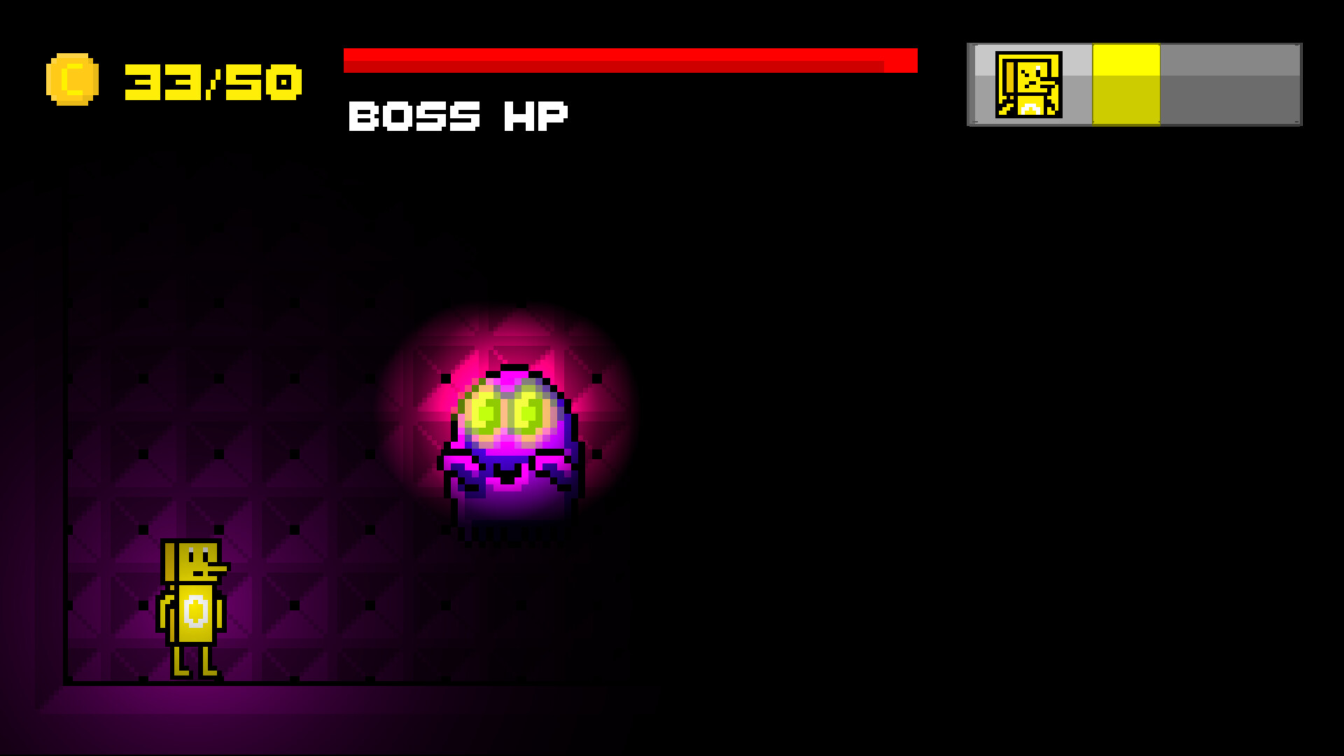 遊戲中的主角Person在一個充滿科技感的關卡中奔跑跳躍。