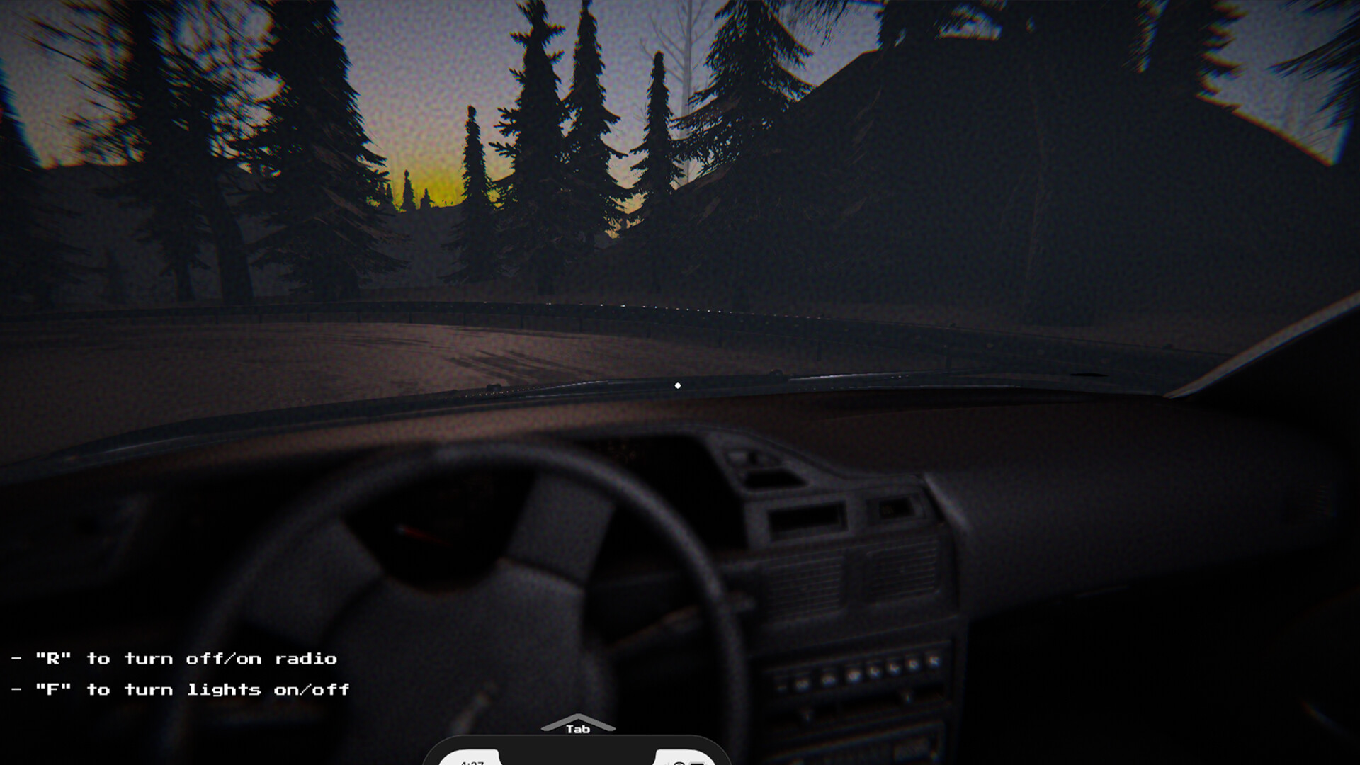 Stalked At Home 遊戲內截圖 - 雪地場景