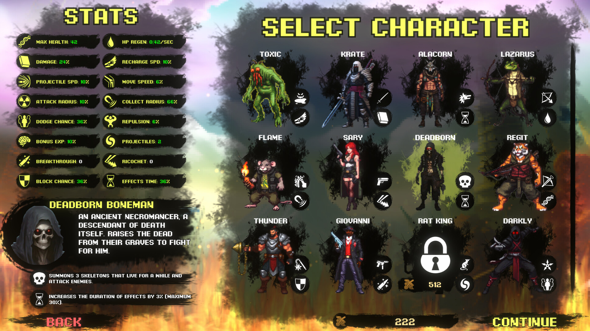 遊戲中玩家被大量怪物包圍的激烈戰鬥場景。