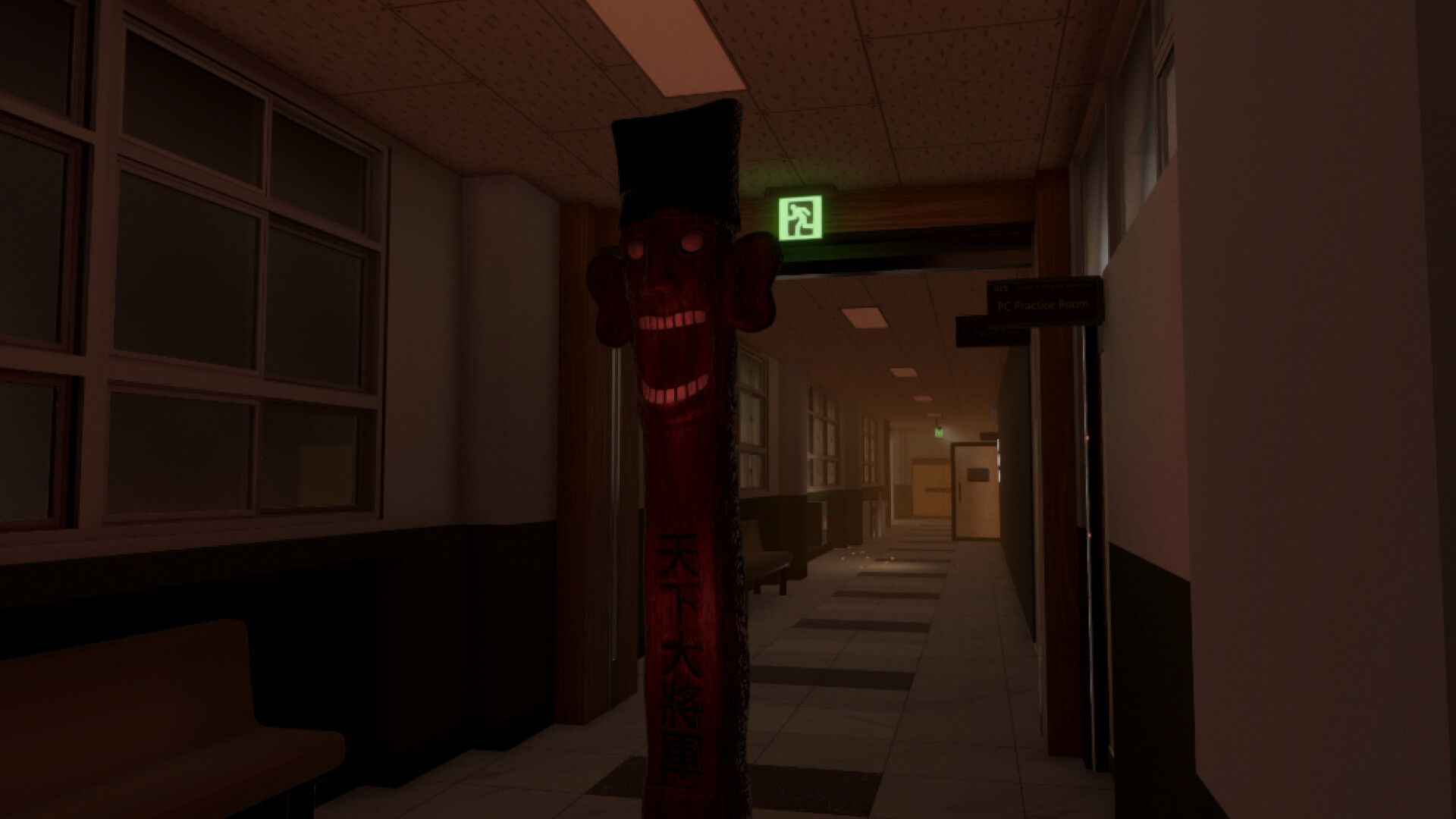 光影效果是遊戲的一大特色，昏暗的環境增加了探索的難度。