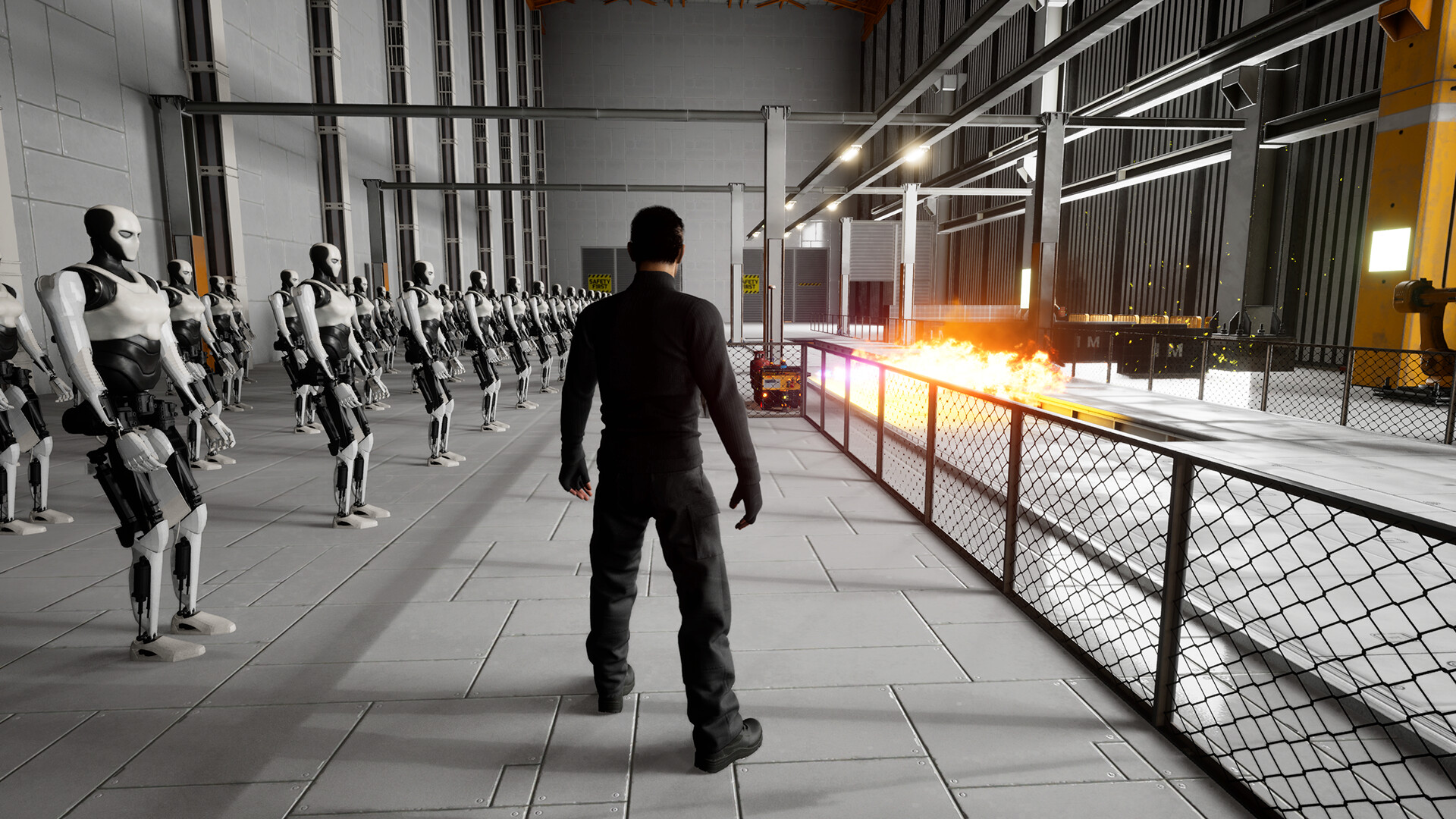 色彩鮮豔與黑暗風格並存的場景,展現遊戲多樣化的美術風格