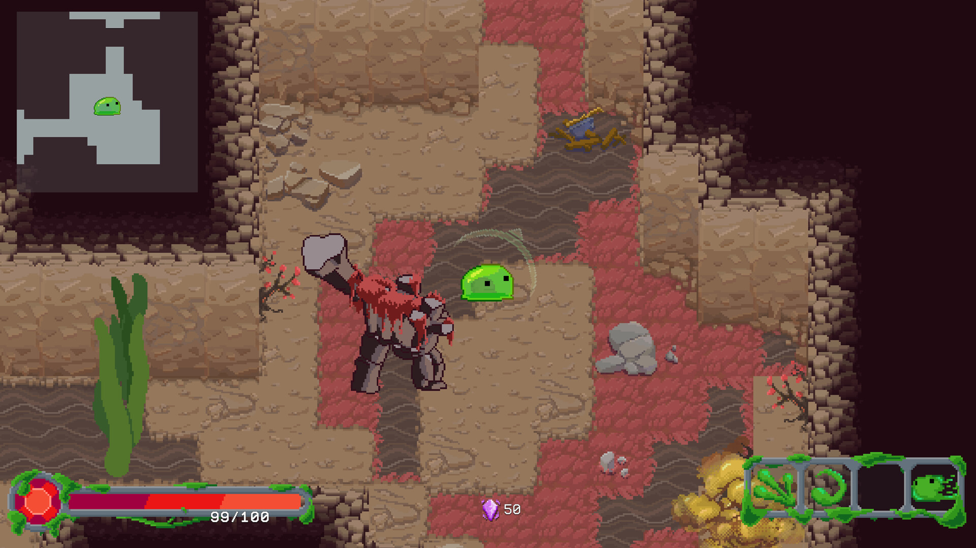 Slime Guy 地牢探索場景