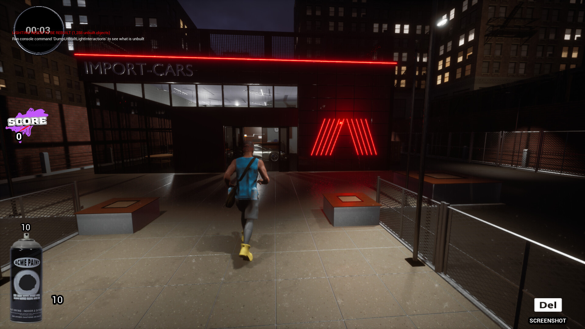 遊戲中的城市環境與角色